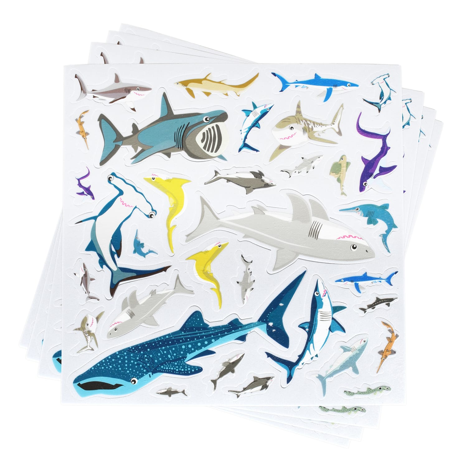 Ready 2 Learn Foam Stickers, Sharks, Pack Of 132 Stickers, Set Of 3 Packs - Image 4