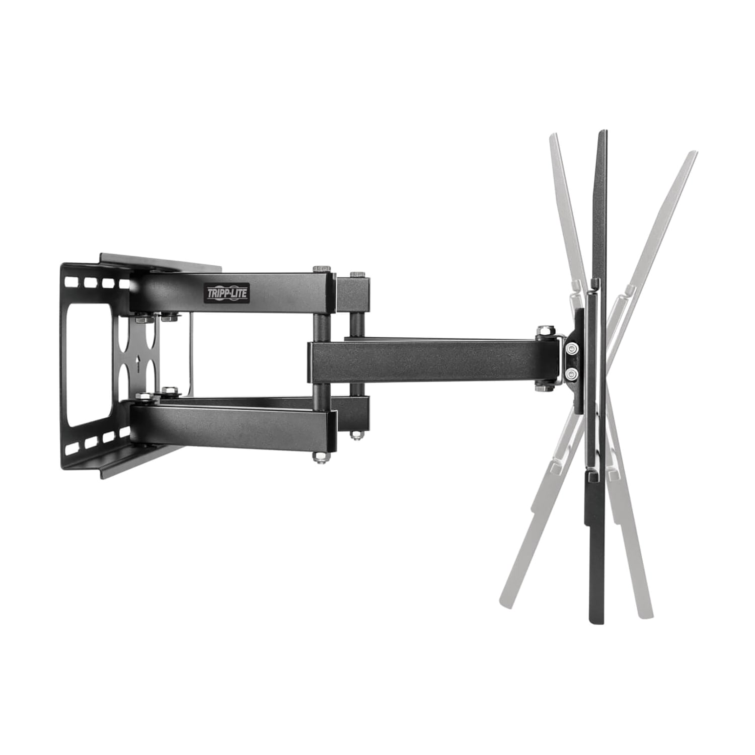 Tripp Lite Outdoor Full-Motion Steel TV Wall Mount For Flat Screen Displays Up To 80in, 20-1/8inH x 26inW x 16-15/16inD, Black - Image 5