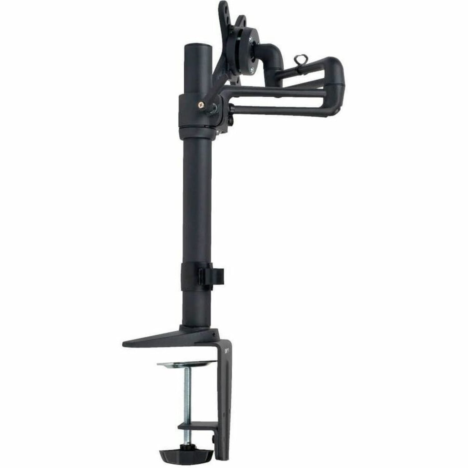 Tripp Lite Display LCD Flex Arm Desk Mount Monitor Stand Clamp 13in to 27in EA - Mounting kit (desk clamp mount, pole, bracket adapter, base plate) for LCD / plasma panel (full-motion) - steel - black - screen size: 13in-27in - desktop - Image 5