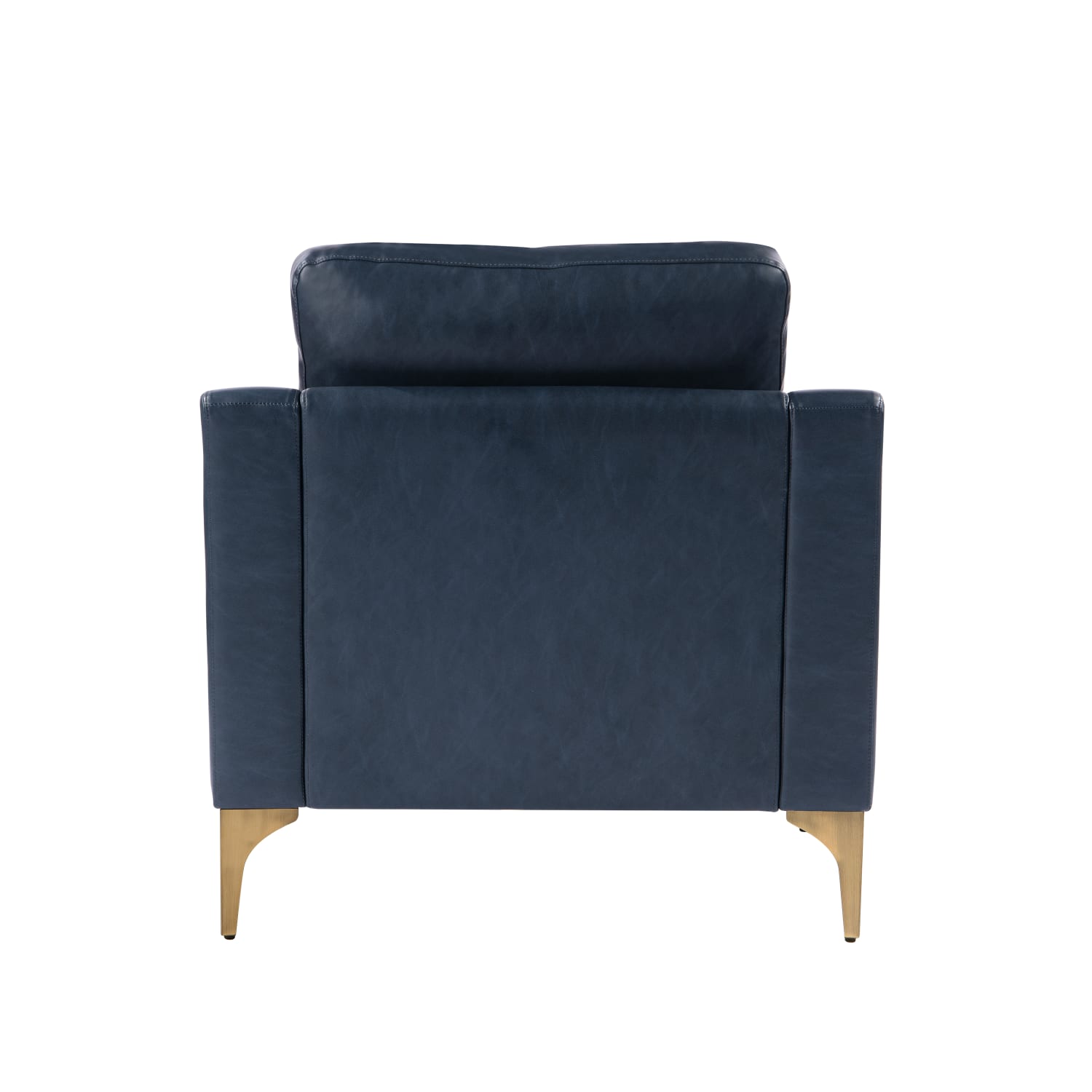 Serta Florence Faux Leather Guest Chair, Navy - Image 6