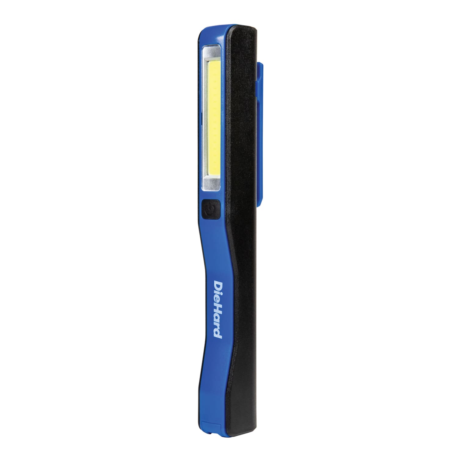 DieHard 200-Lumen Water-Resistant COB LED Rechargeable Pen Light with Clip, 7-5/16in x 13/16in, Blue - Image 6