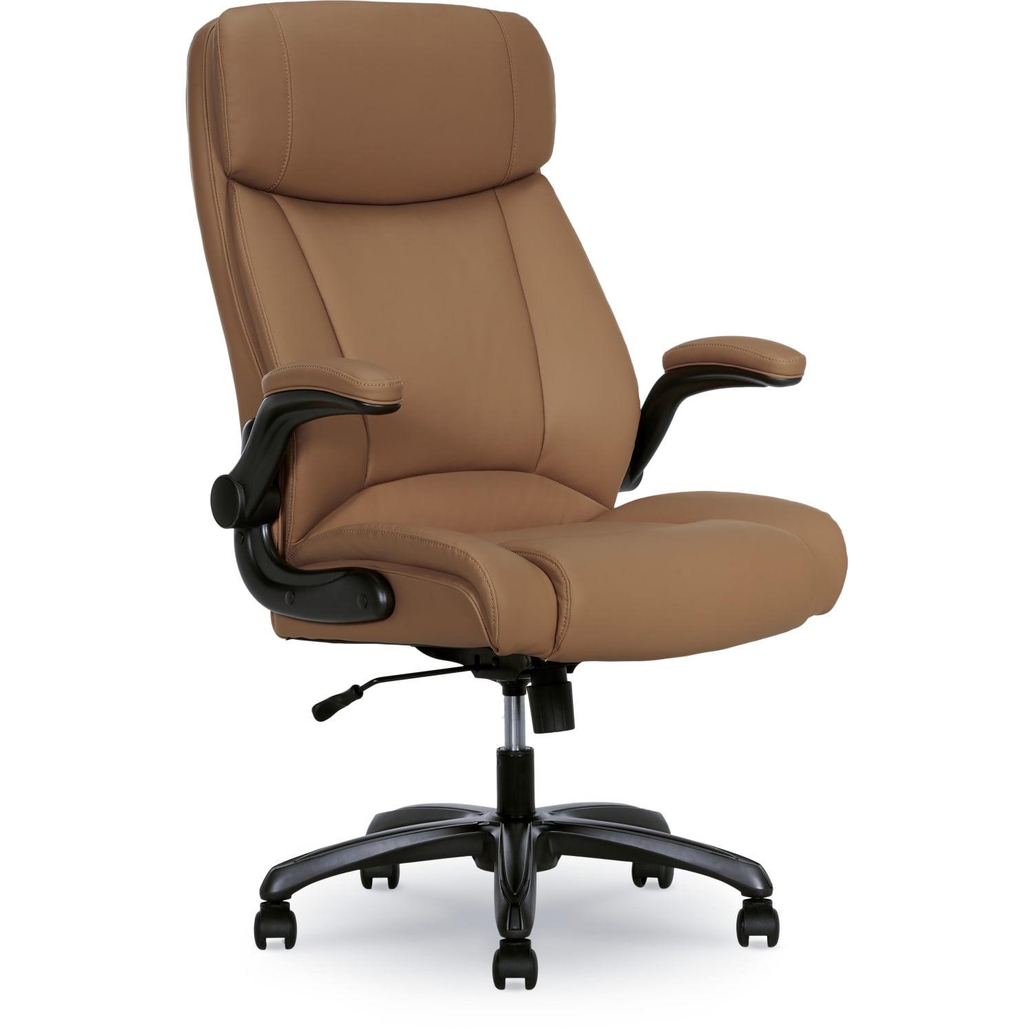 Serta® Torrington Ergonomic High-Back Faux Leather Big & Tall Executive Office Chair, Light Tan
