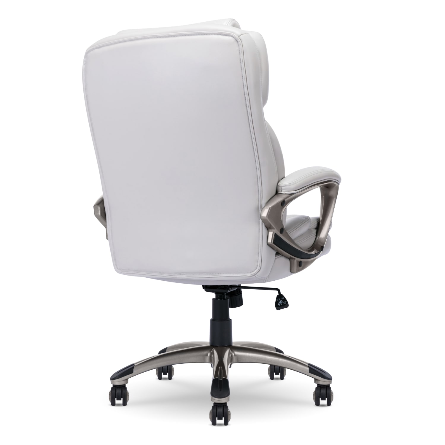 Serta Garret Ergonomic Bonded Leather High-Back Executive Chair, White - Image 10