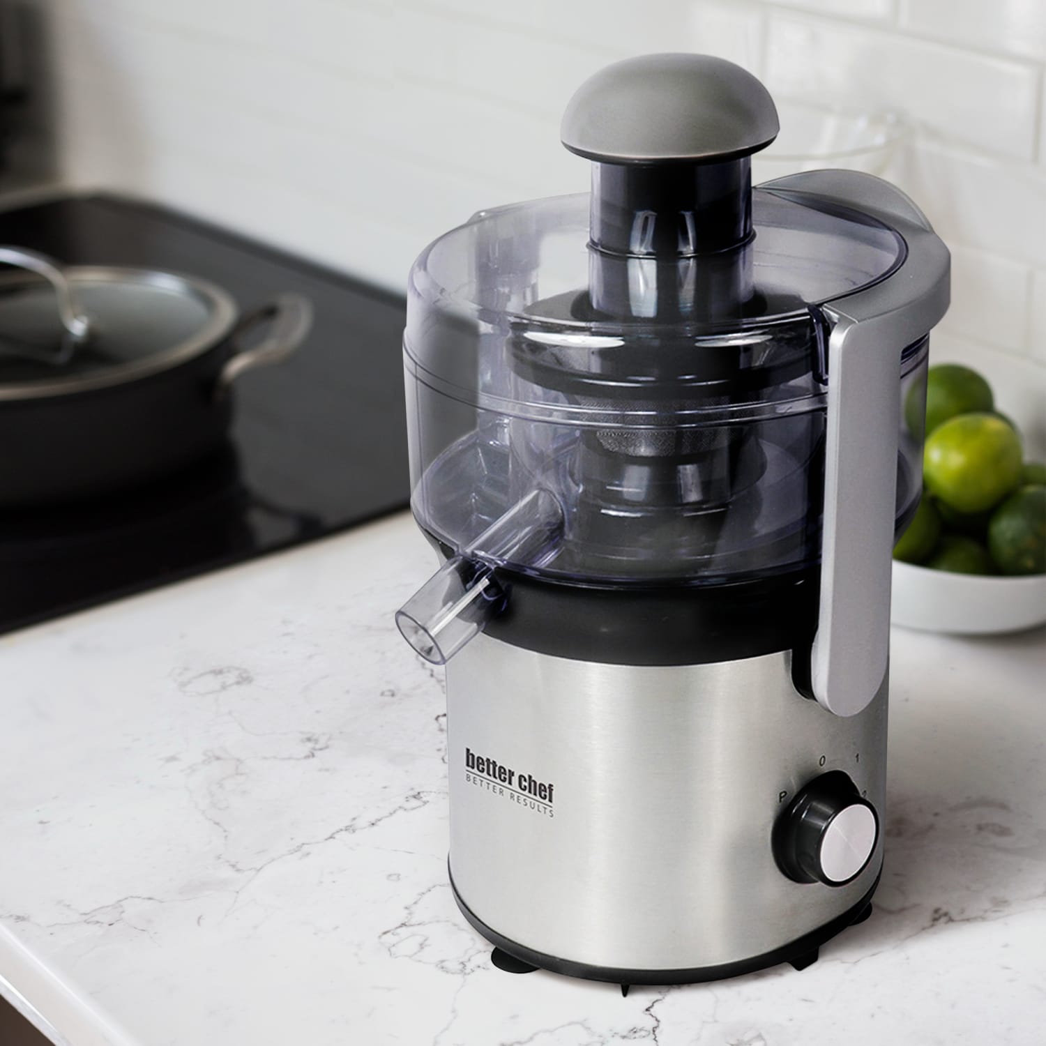Better Chef HealthPro Juice Extractor, Silver - Image 3