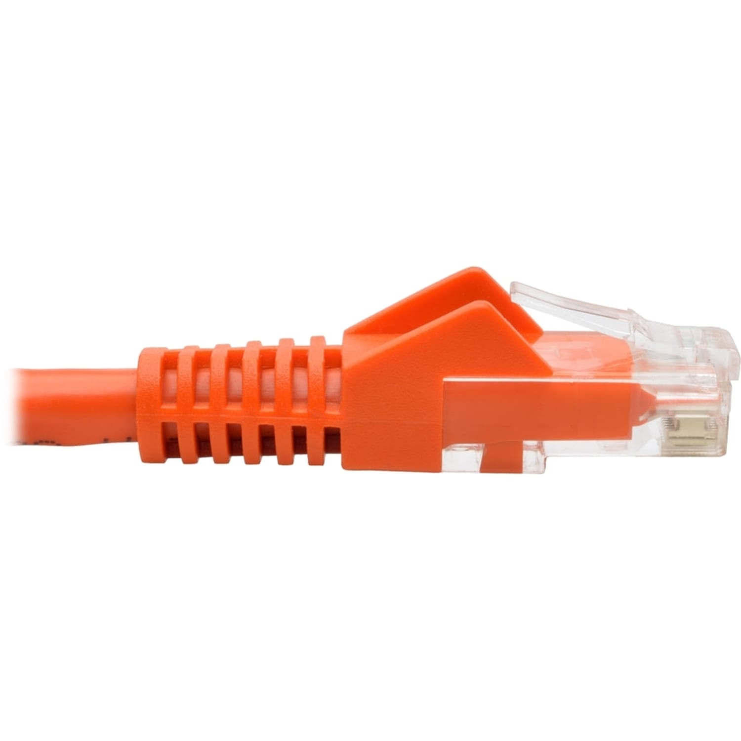 Tripp Lite Cat6 Gigabit Snagless Molded UTP Ethernet Cable, RJ45 M/M PoE, Orange, 6 ft (1.83 m) - Image 6