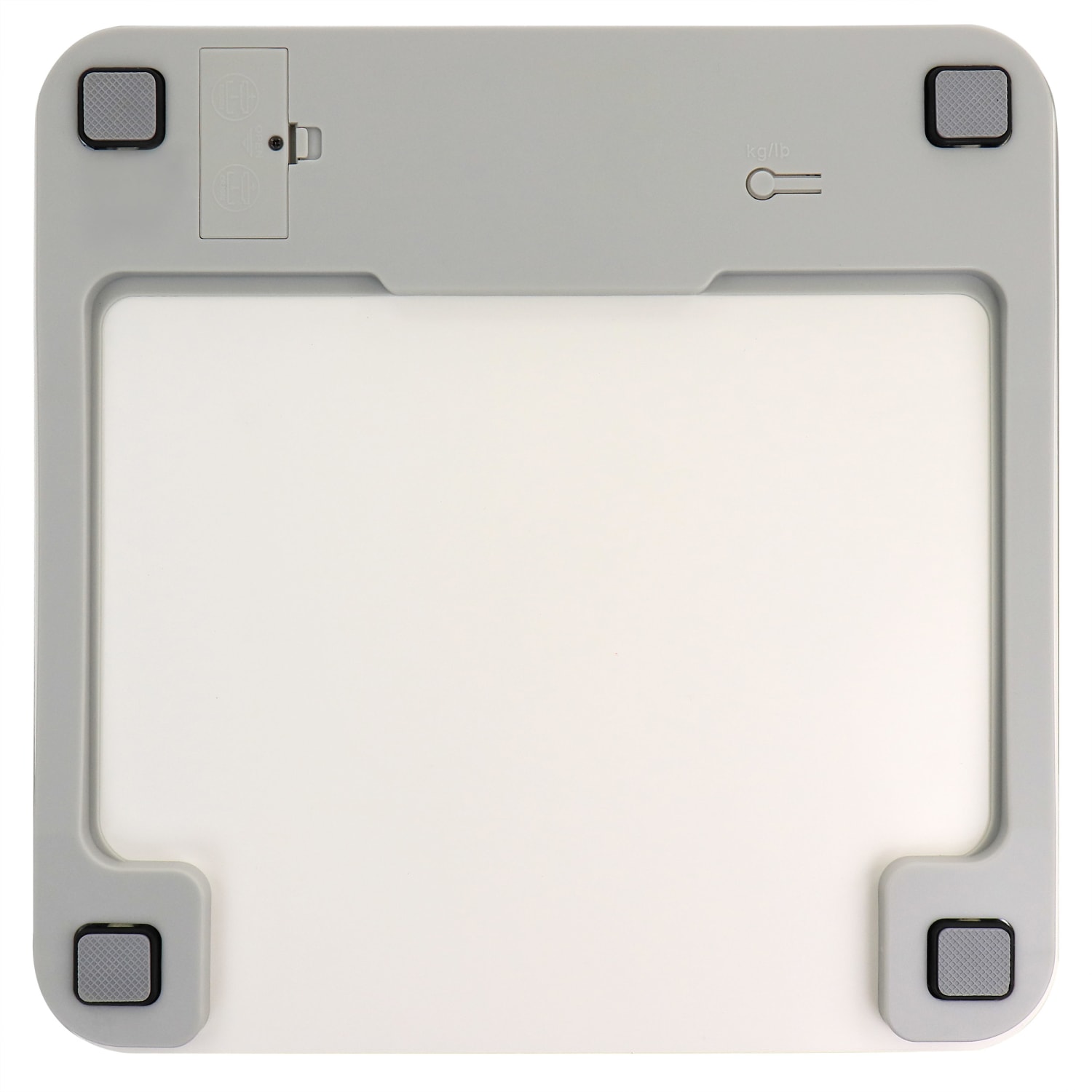 Conair Weight Watchers Textured Finish Glass 995118126M Digital Bodyweight Scale, 3/4inH x 12-1/2inW x 12-5/8inD, Off-White - Image 4