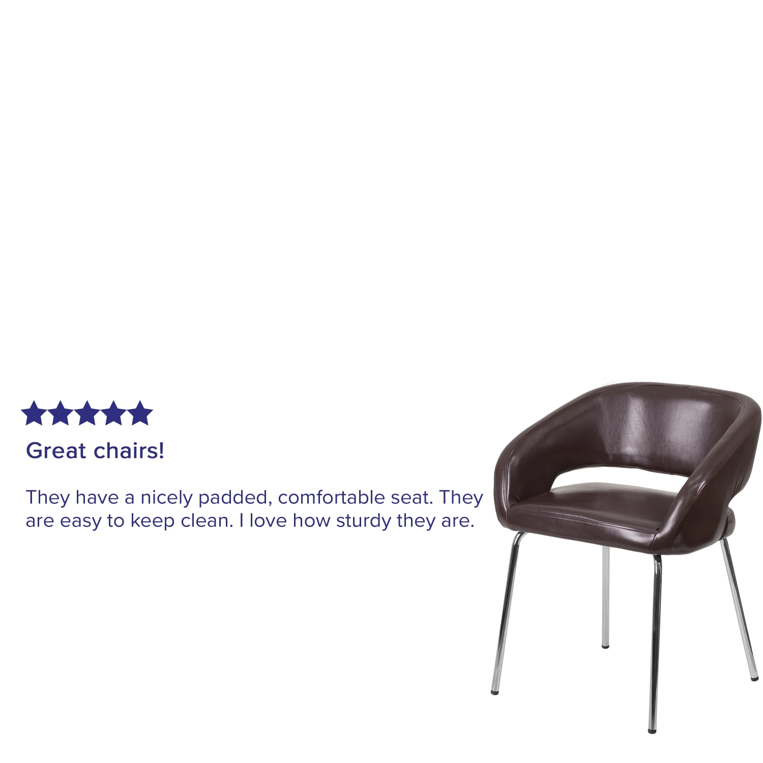 Flash Furniture Fusion Contemporary LeatherSoft Faux Leather Side Reception Chair BrownGray PopularChairscom Flash Furniture Fusion Contemporary LeatherSoft Faux Leather Side Reception Chair BrownGray PopularChairscom