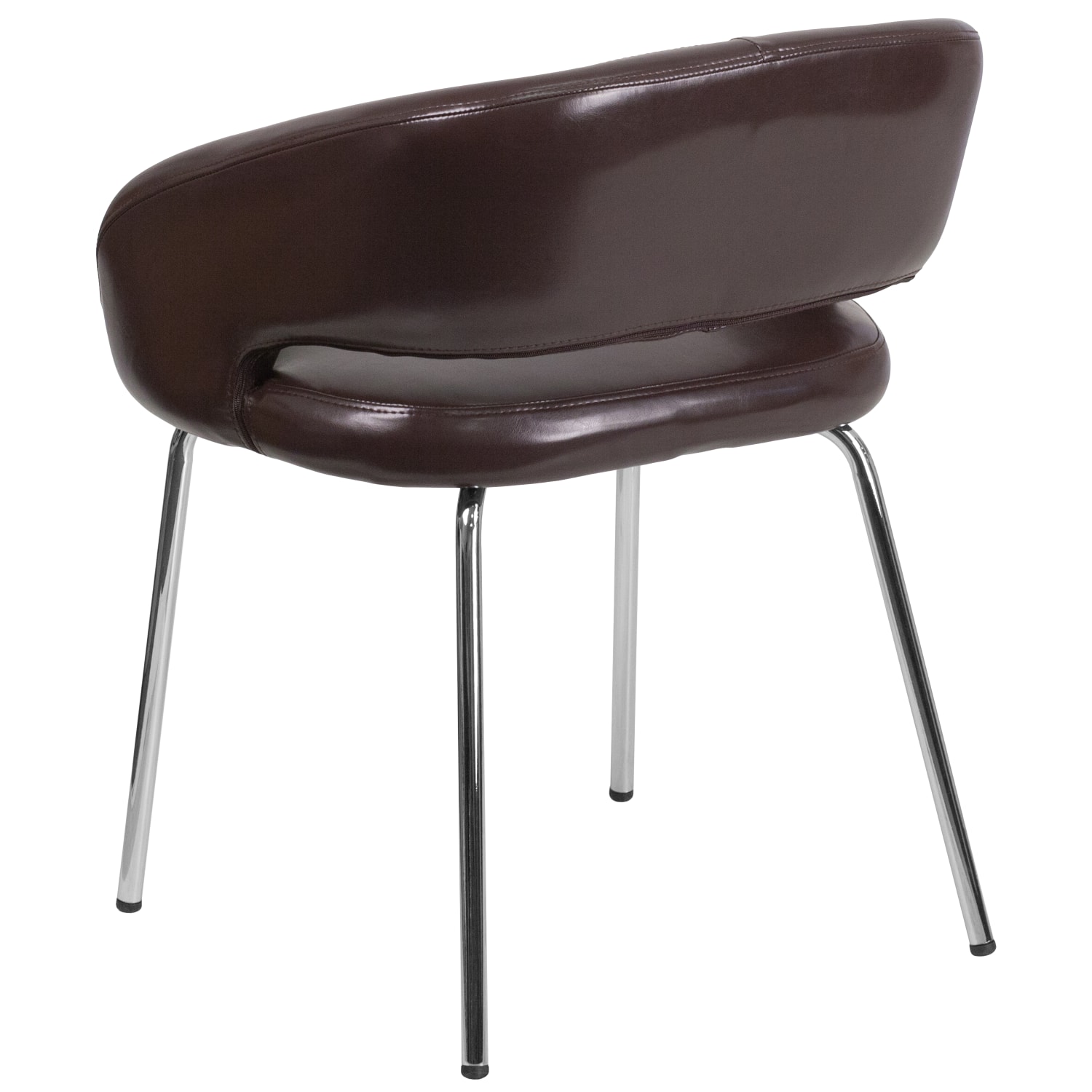 Flash Furniture Fusion Contemporary LeatherSoft Faux Leather Side Reception Chair BrownGray PopularChairscom Flash Furniture Fusion Contemporary LeatherSoft Faux Leather Side Reception Chair BrownGray PopularChairscom