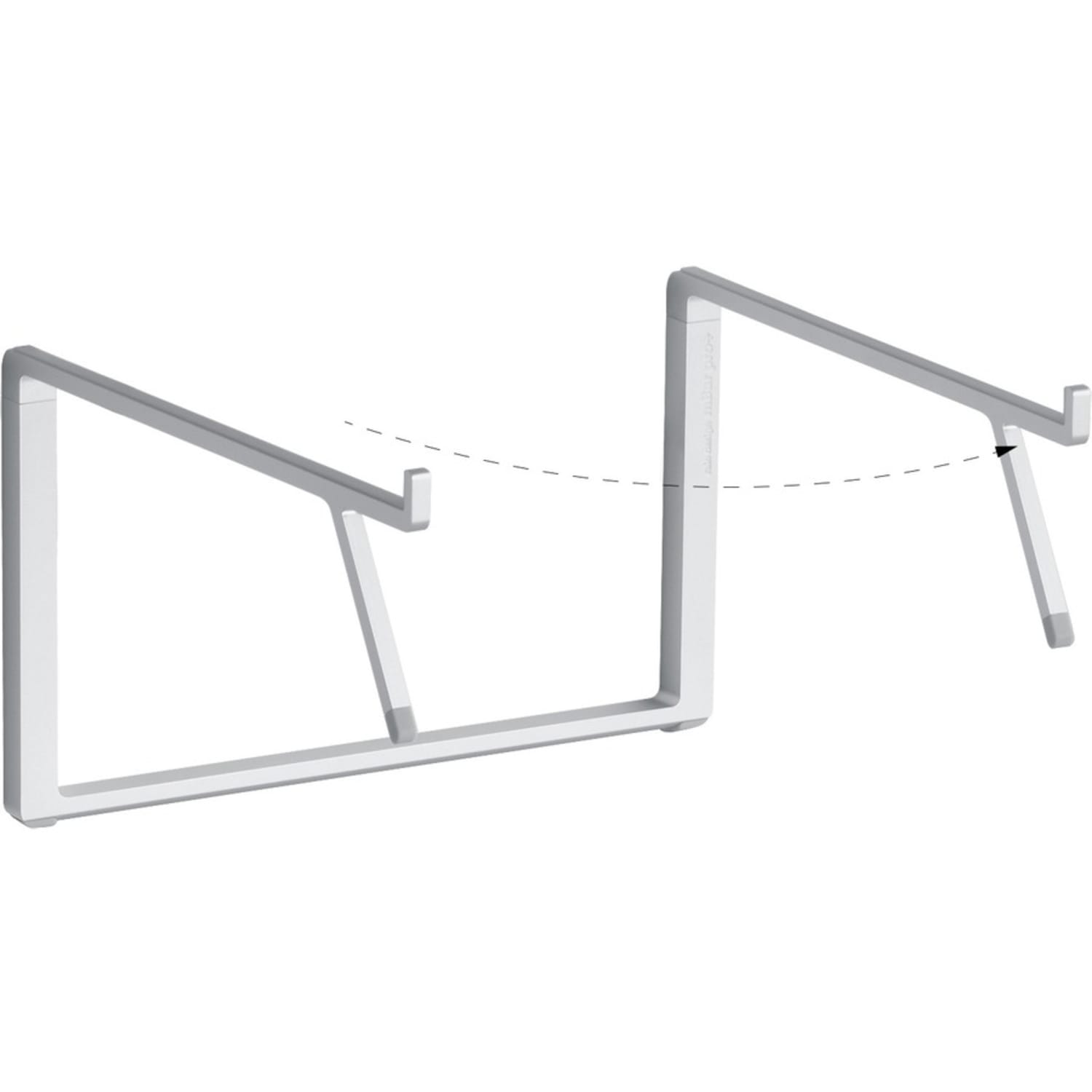 Rain Design mBar Pro + Plus Foldable Laptop Stand - Silver - 10084 - Image 5