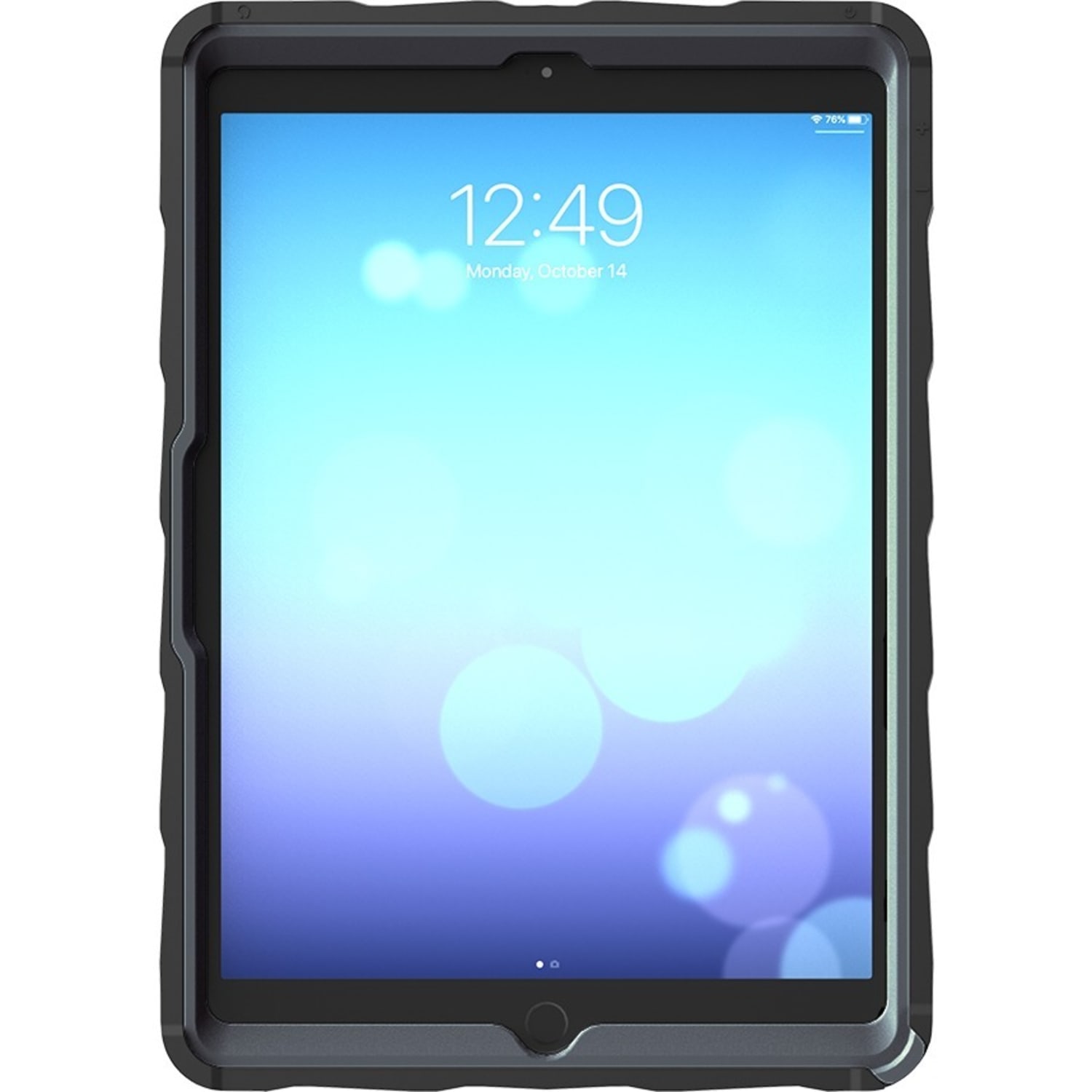 Gumdrop DropTech Clear for iPad 10.2 Case - For Apple iPad (7th Generation) Tablet - Apple Logo - Clear, Black - Image 5