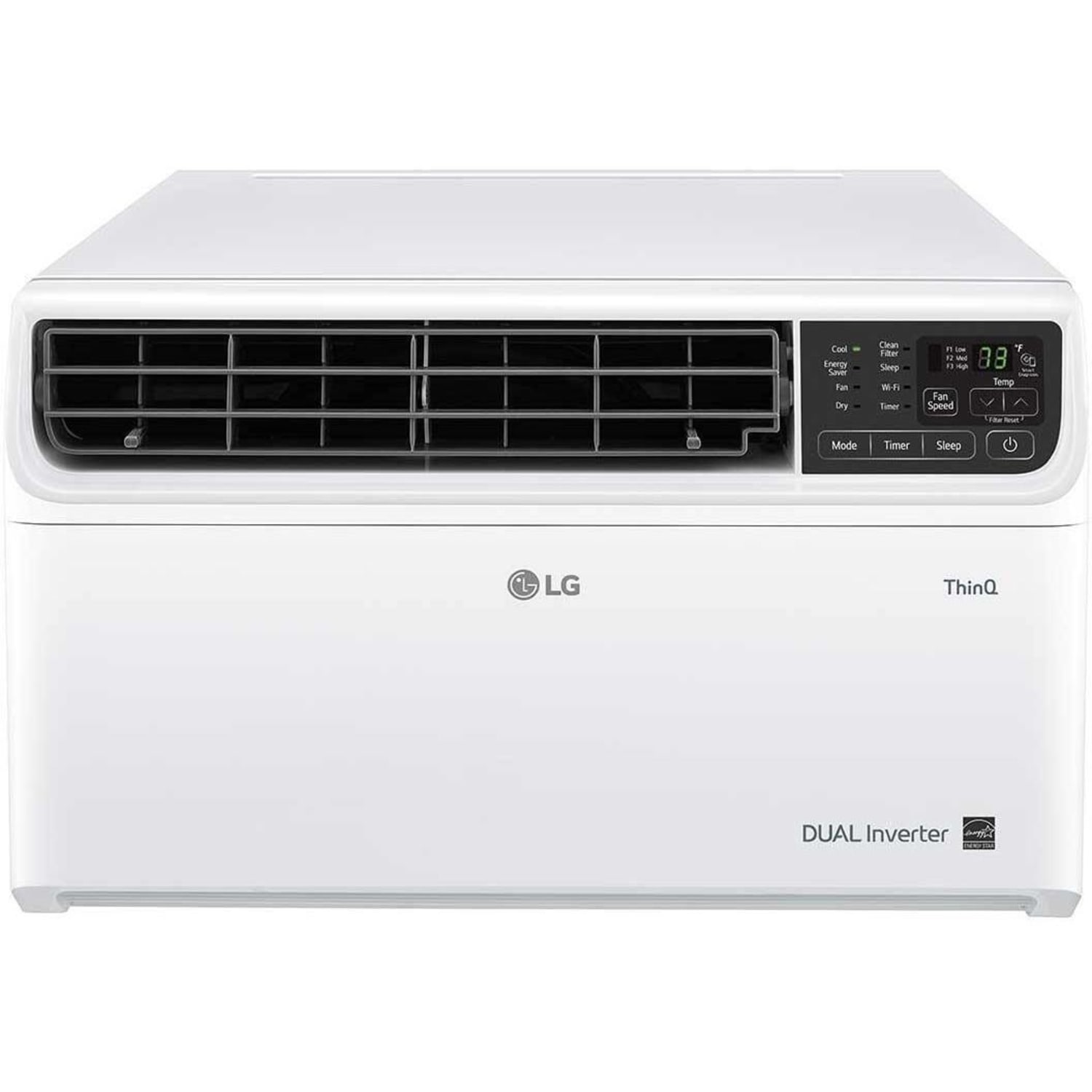 LG 8,000 BTU Dual Inverter Smart Wi-Fi Enabled Window Air Conditioner - Cooler - 2344.57 W Cooling Capacity - LW8022IVSM - Image 3