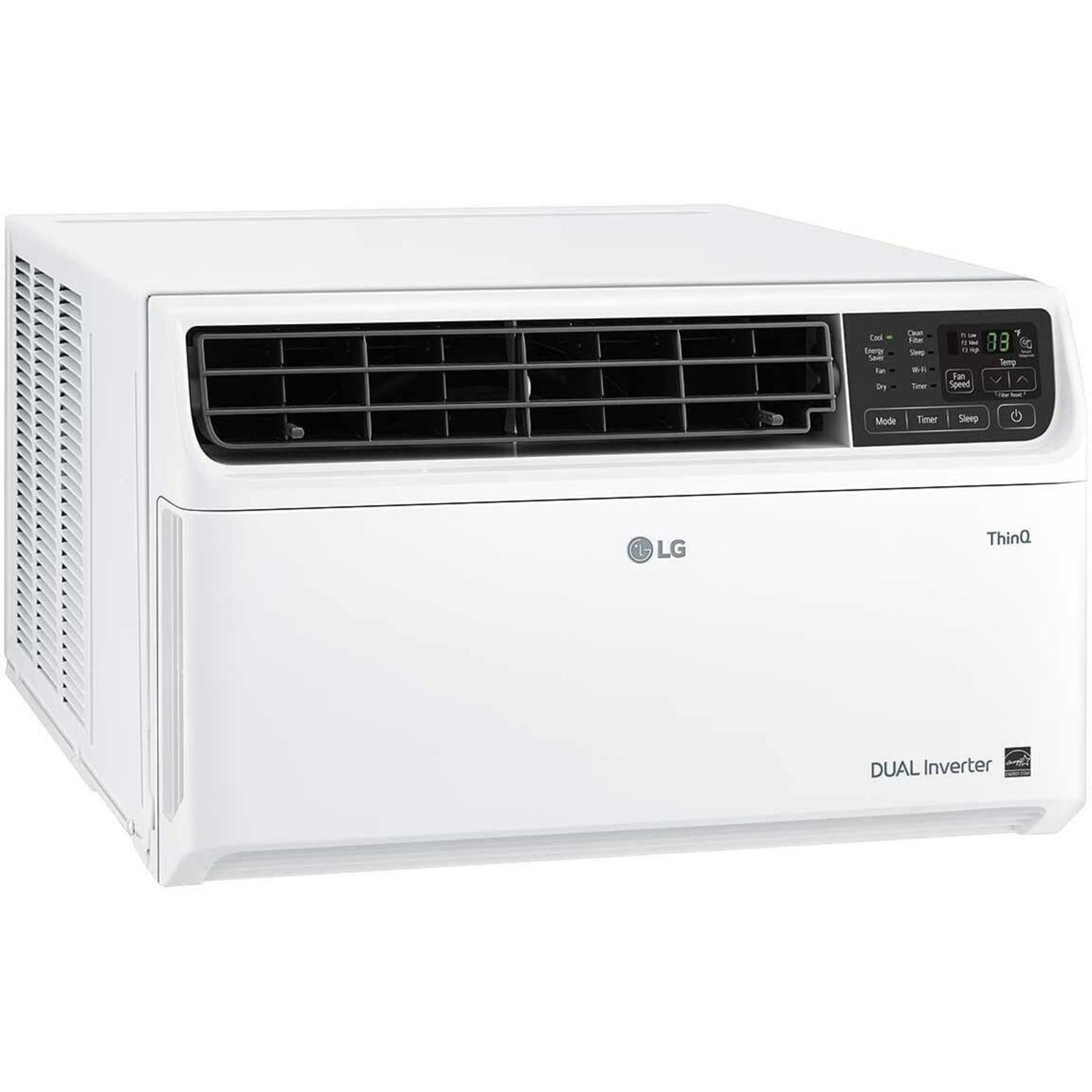 LG 8,000 BTU Dual Inverter Smart Wi-Fi Enabled Window Air Conditioner - Cooler - 2344.57 W Cooling Capacity - LW8022IVSM - Image 4
