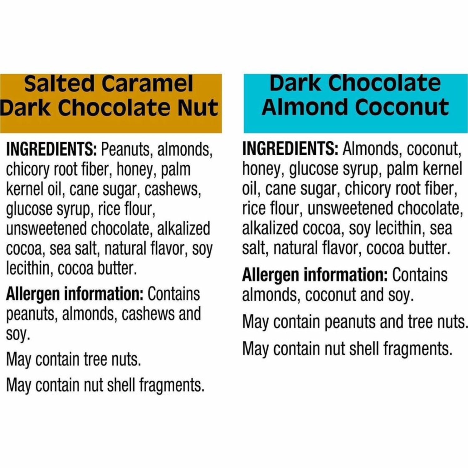 KIND Minis Dark Chocolate Nut Bars Variety - Trans Fat Free, Gluten-free, Low Glycemic, Low Sodium - Salted Caramel Dark Chocolate Nut, Dark Chocolate Almond Coconut - 0.70 oz - 20 / Pack - Image 5