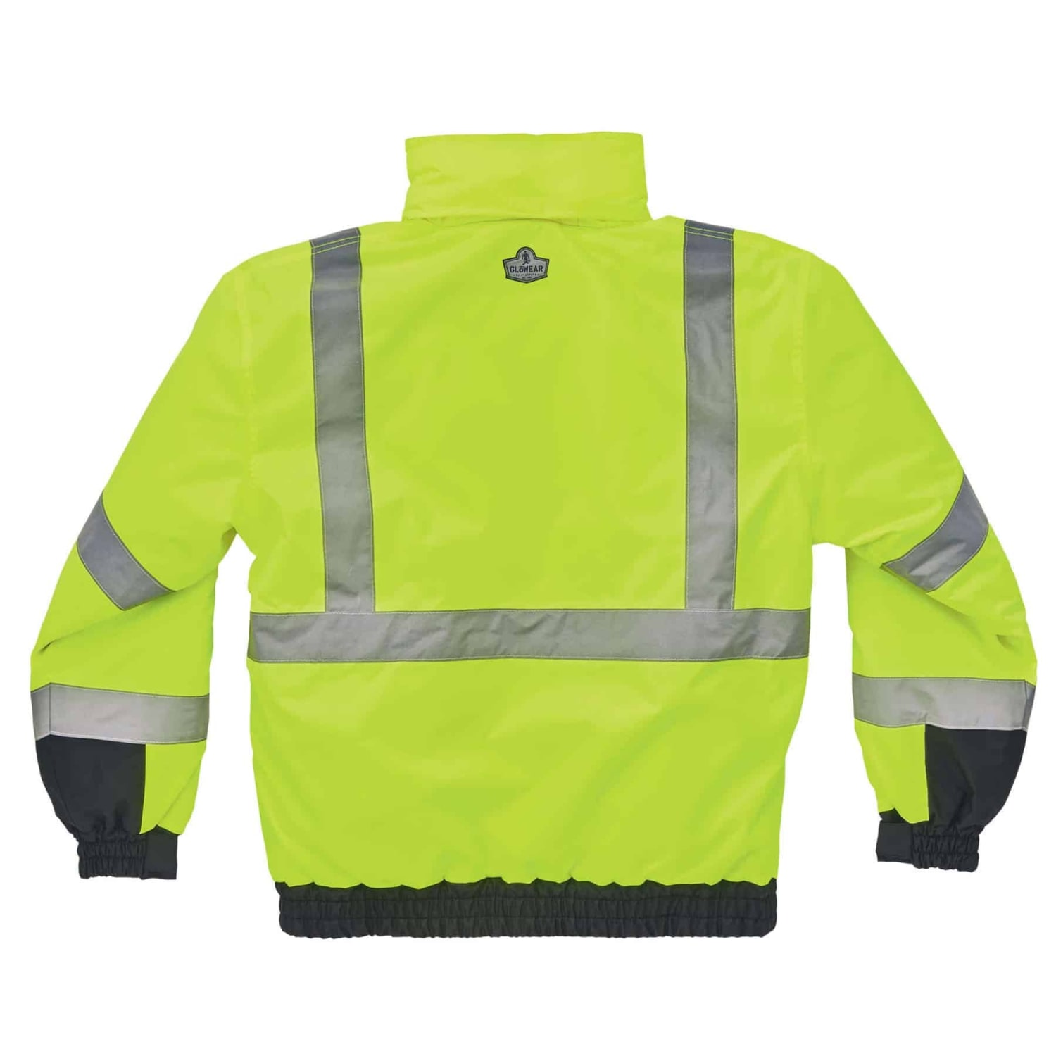 Ergodyne GloWear 8377 Type-R Class 3 Quilted Bomber Jacket, 5X, Lime - Image 5