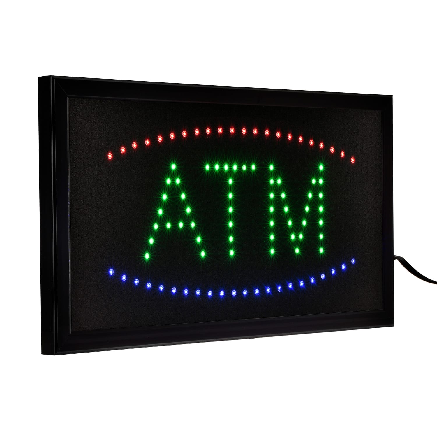 Alpine LED Rectangular Signs, 10in x 19in x 1in, ATM, 12W, Pack Of 2 Signs - Image 4