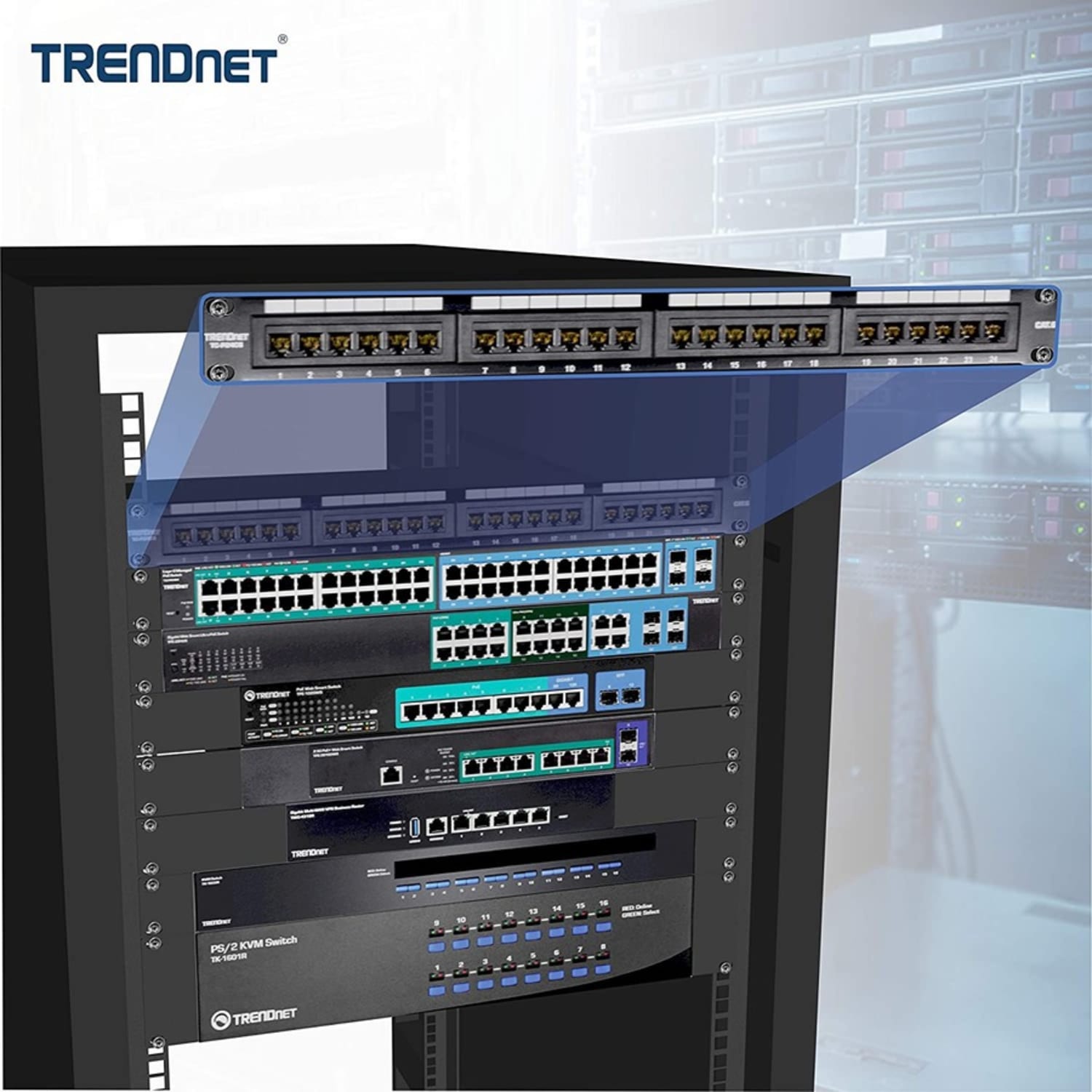 TRENDnet 24-port Network Patch Panel - Image 4
