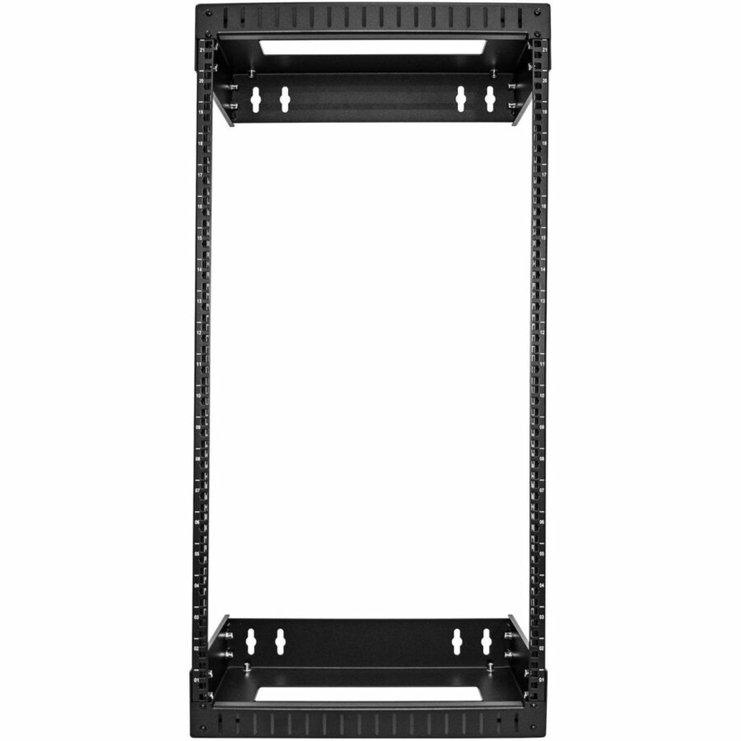 StarTech.com 21U 19in Wall Mount Network Rack - Adjustable Depth 12-20in Open Frame for Server Room /AV/Data/Computer Equipment w/Cage Nuts - Image 6