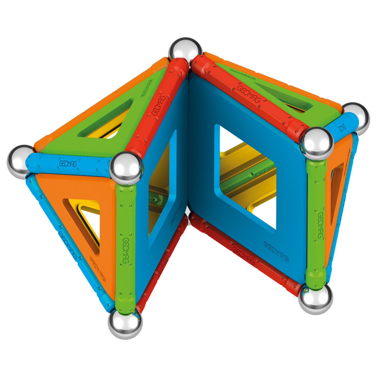Geomag Magnetic Building Set, Supercolor Recycled, 52 Pieces - Image 5