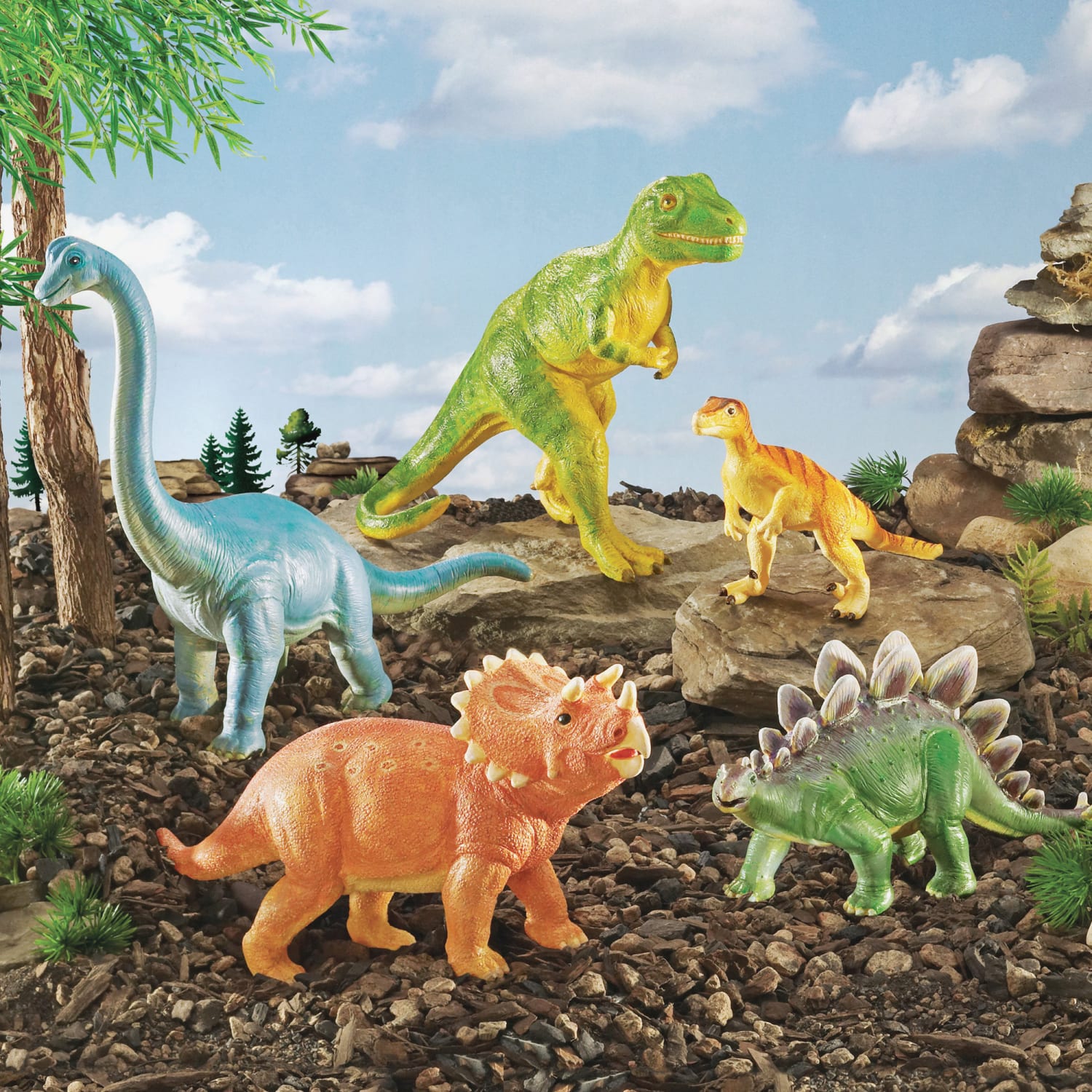 Learning Resources Jumbo Figures, Dinosaurs, Pack Of 5 - Image 4