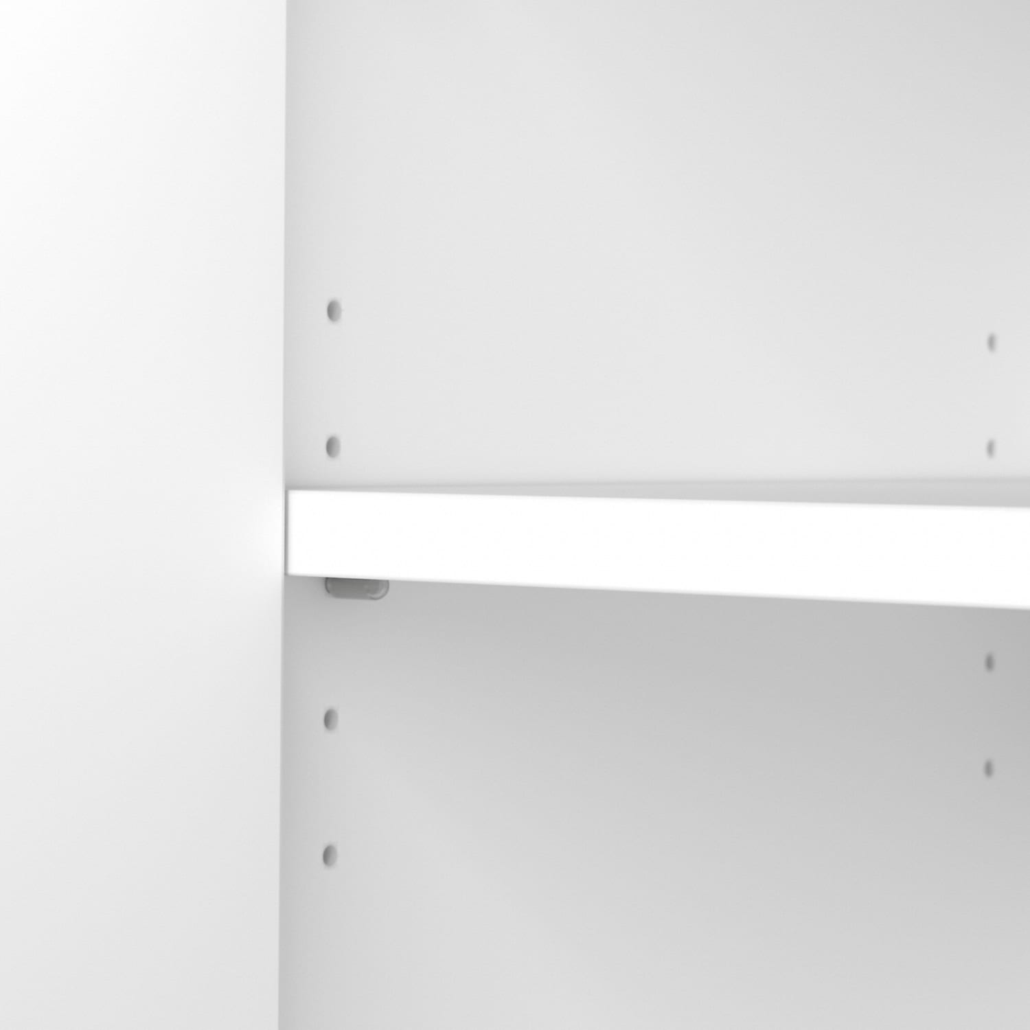 Bush Business Furniture Hybrid 73inH 5-Shelf Bookcase, White, Standard Delivery - Image 5