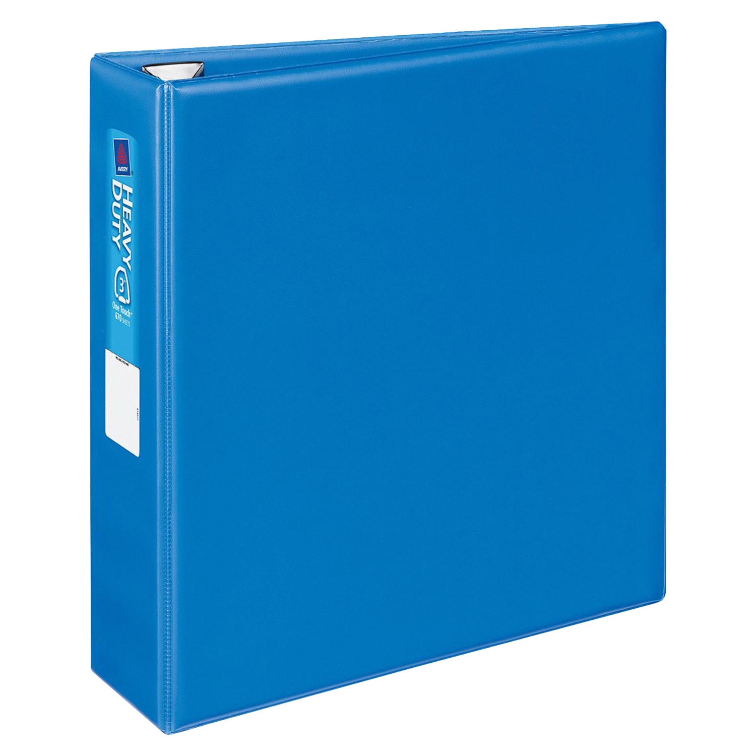 Avery Heavy-Duty 3-Ring Binder With Locking One-Touch EZD Rings, 3in D-Rings, Blue - Image 3