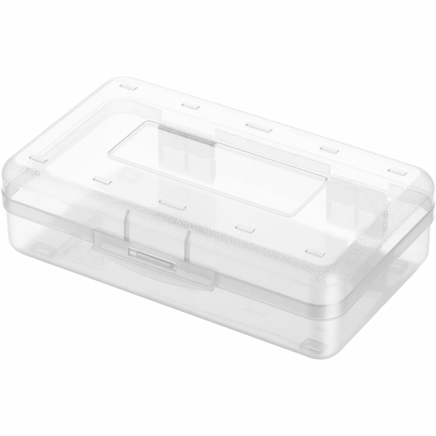 Business Source Carrying Case Pencil, Writing Utensils, Supplies - Clear - Polypropylene Body - 1 Each - Image 3