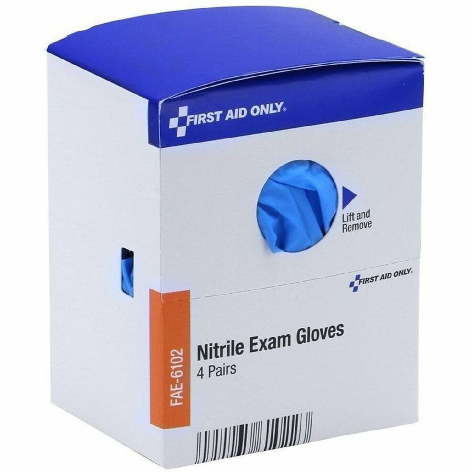 First Aid Only Nitrile Exam Gloves Refill For SmartCompliance General Business Cabinets, Large, Blue, Box Of 4 Pairs - Image 5