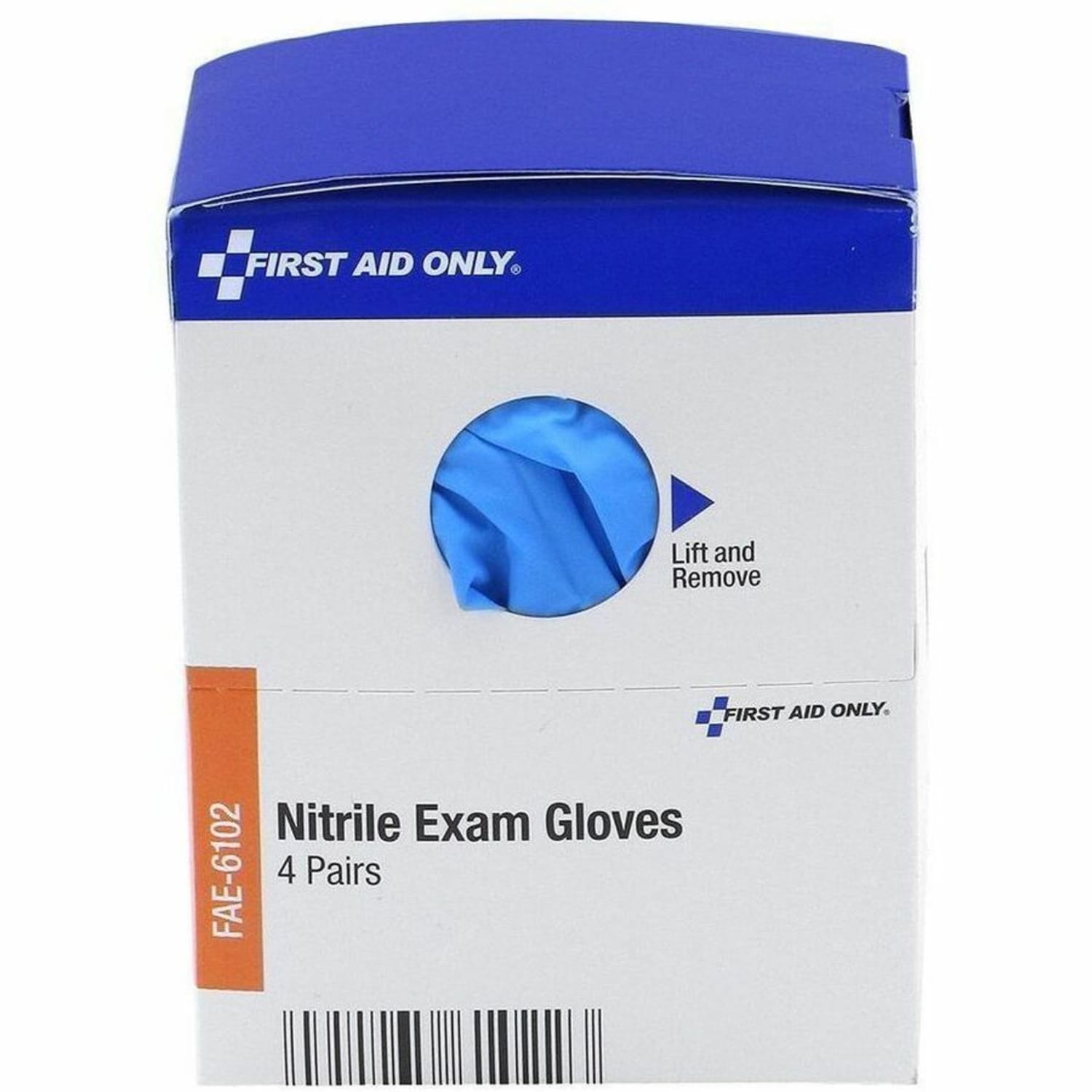 First Aid Only Nitrile Exam Gloves Refill For SmartCompliance General Business Cabinets, Large, Blue, Box Of 4 Pairs - Image 6