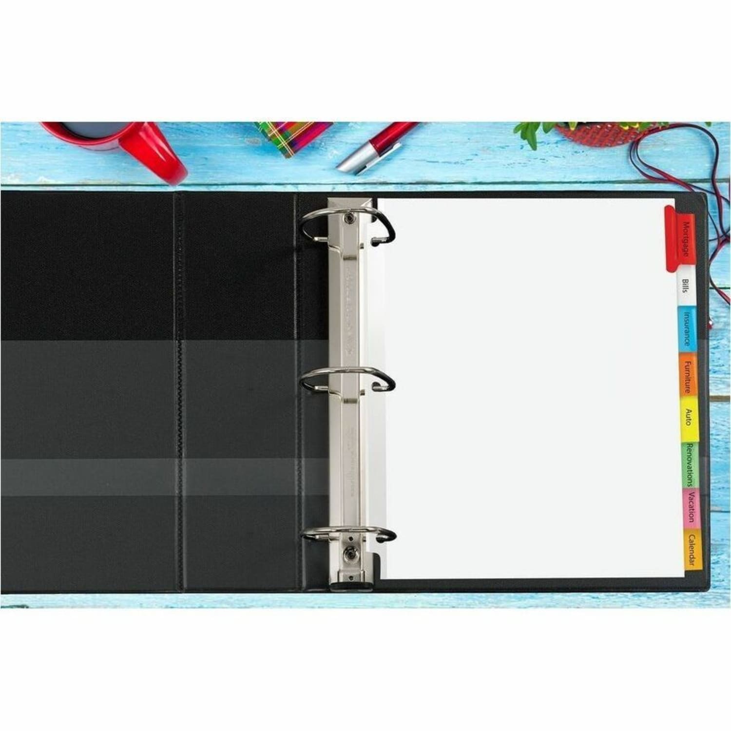 Avery One-Touch EZD Heavy-Duty 3-Ring Binder, 3in D-Rings, Black - Image 5