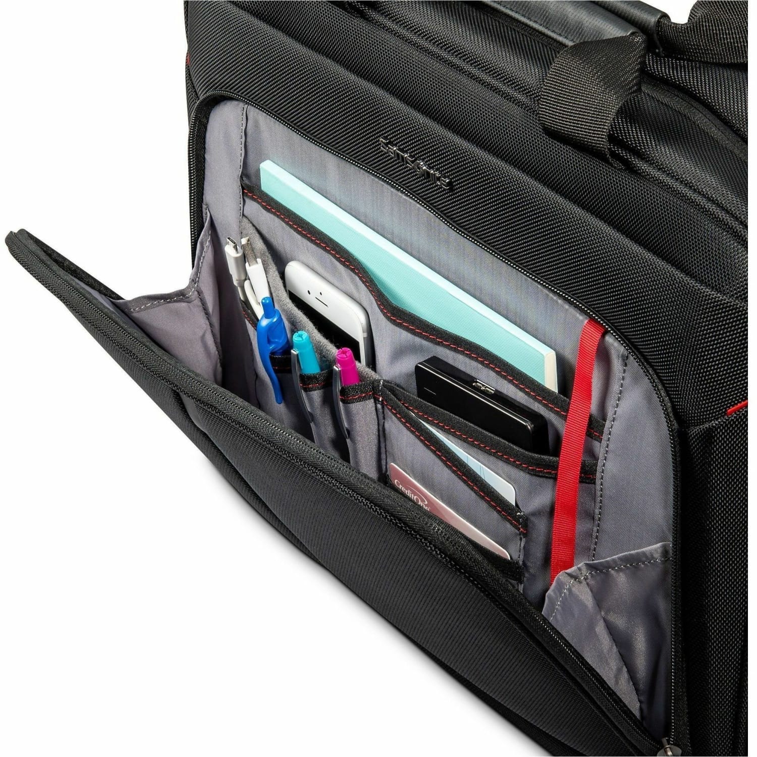 Samsonite Xenon 4.0 Carrying Case (Briefcase) for 12.9in to 15.6in Notebook, Black - Image 3