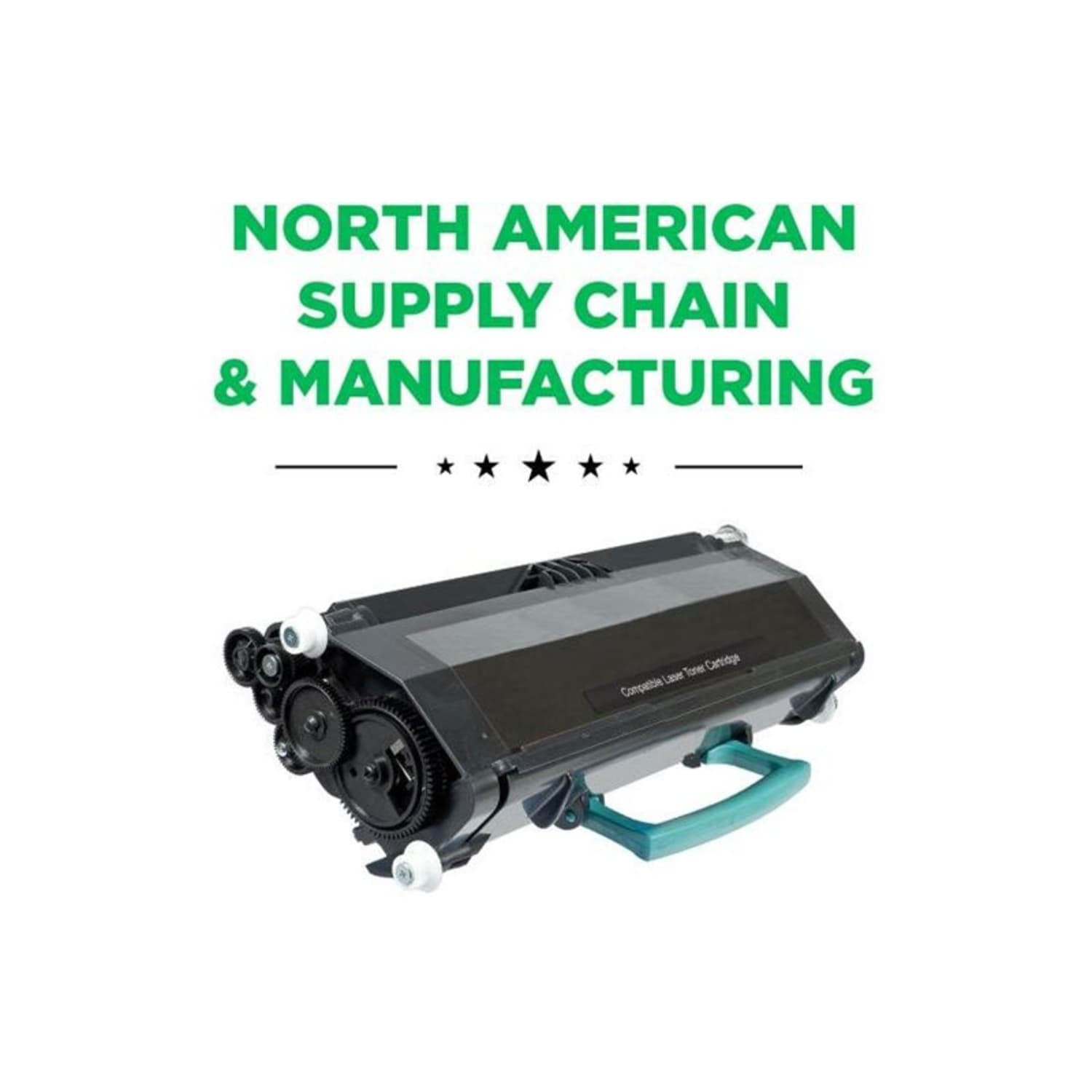 West Point Remanufactured Black Toner Cartridge Replacement For Lexmark 3500