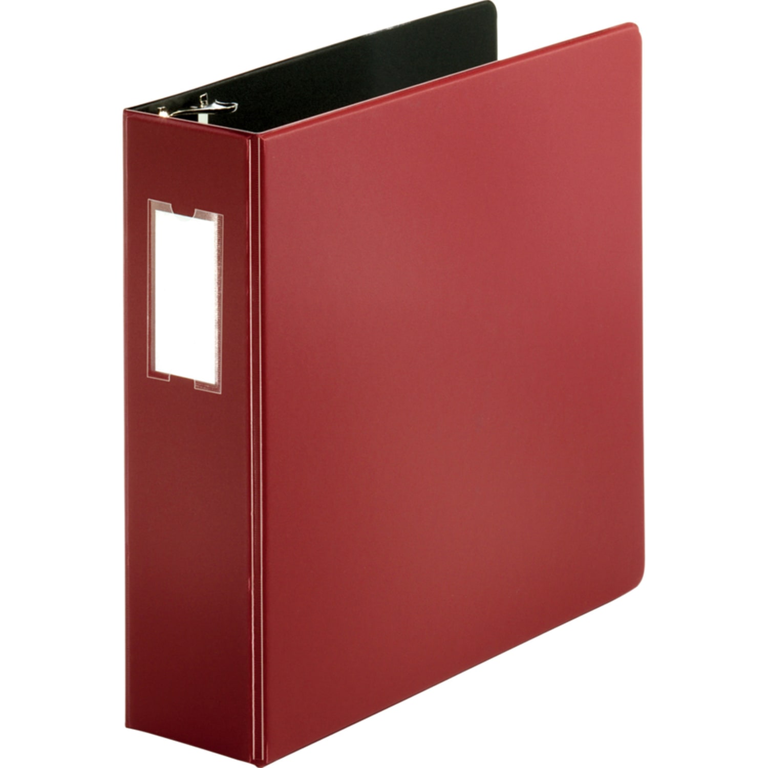 Business Source 3-Ring Binder, 3in D-Rings, Burgundy - Image 4