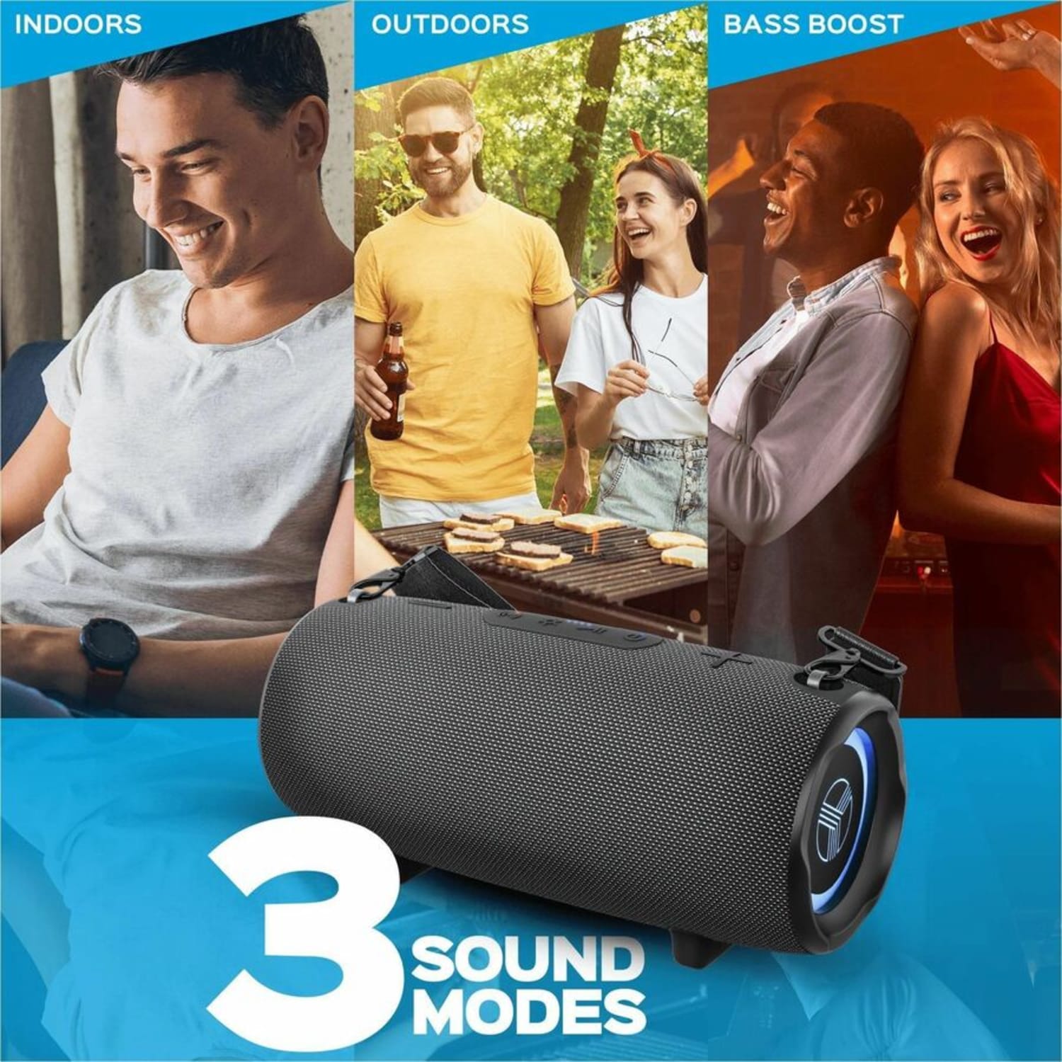 Treblab Portable Bluetooth Speaker System - 60 W RMS - Battery Rechargeable - 1 - Image 4