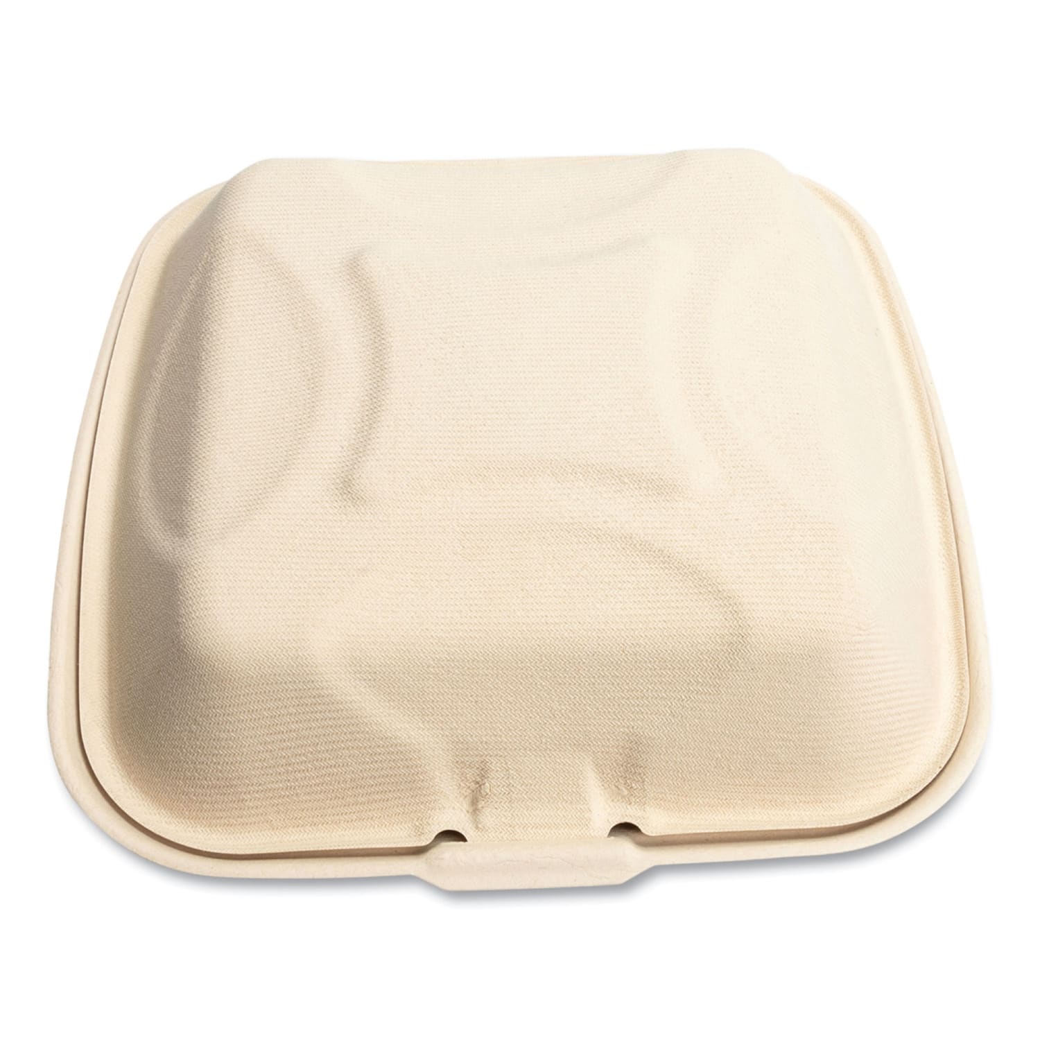 Boardwalk Bagasse PFAS-Free Food Containers, 1-Compartment, 1-15/16inH x 9inW x 9inD, Tan, 100 Containers Per Sleeve, Carton Of 2 Sleeves - Image 3