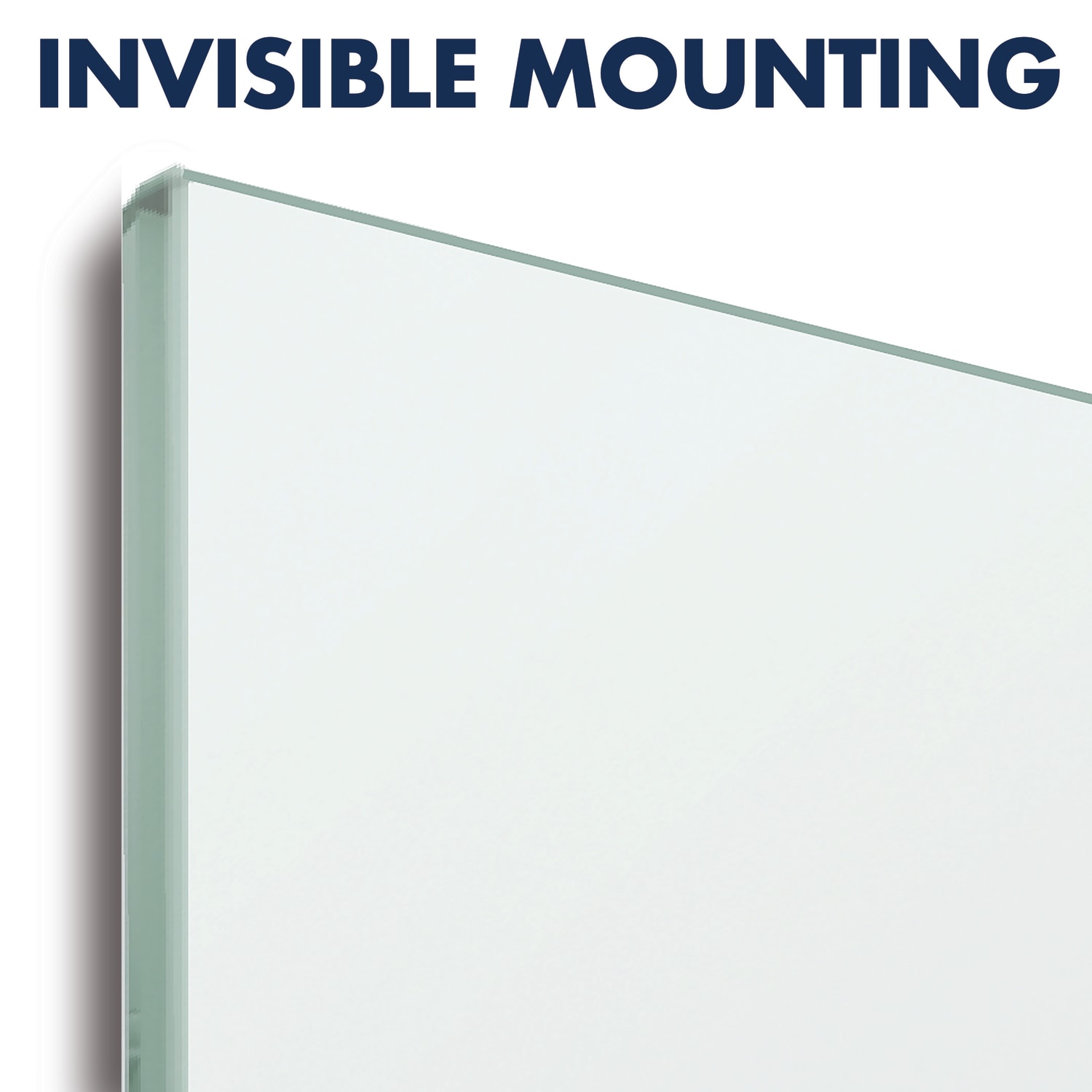 Quartet InvisaMount Magnetic Unframed Dry-Erase Whiteboard, 85in x 48in, White - Image 6