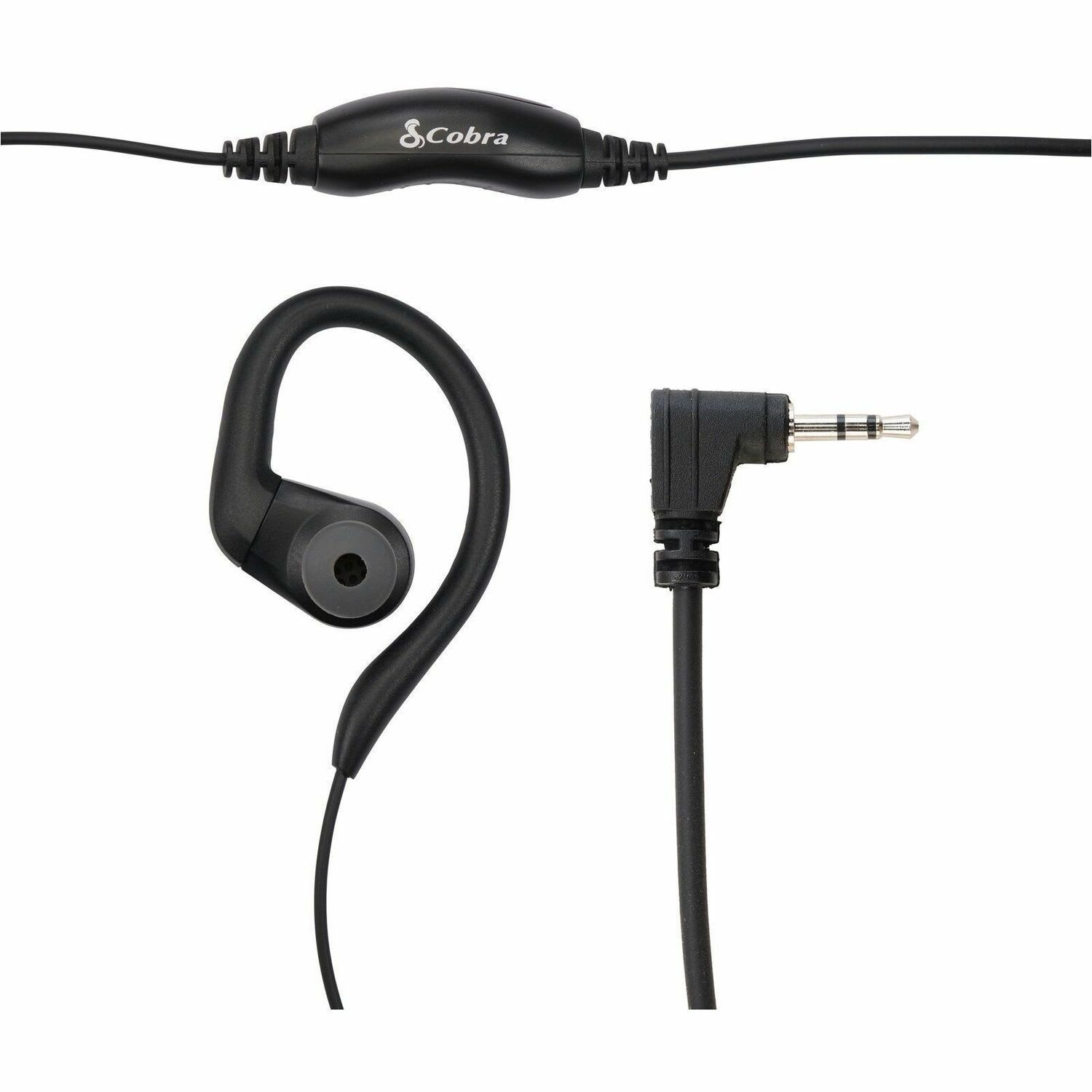 Cobra C-Style 2.5-mm Earloop-Wrap In-Ear Headset for Select Cobra GMRS, FRS PX650, RX, ACXT & TrailBlazer 2-Way Radios, Black - Image 6