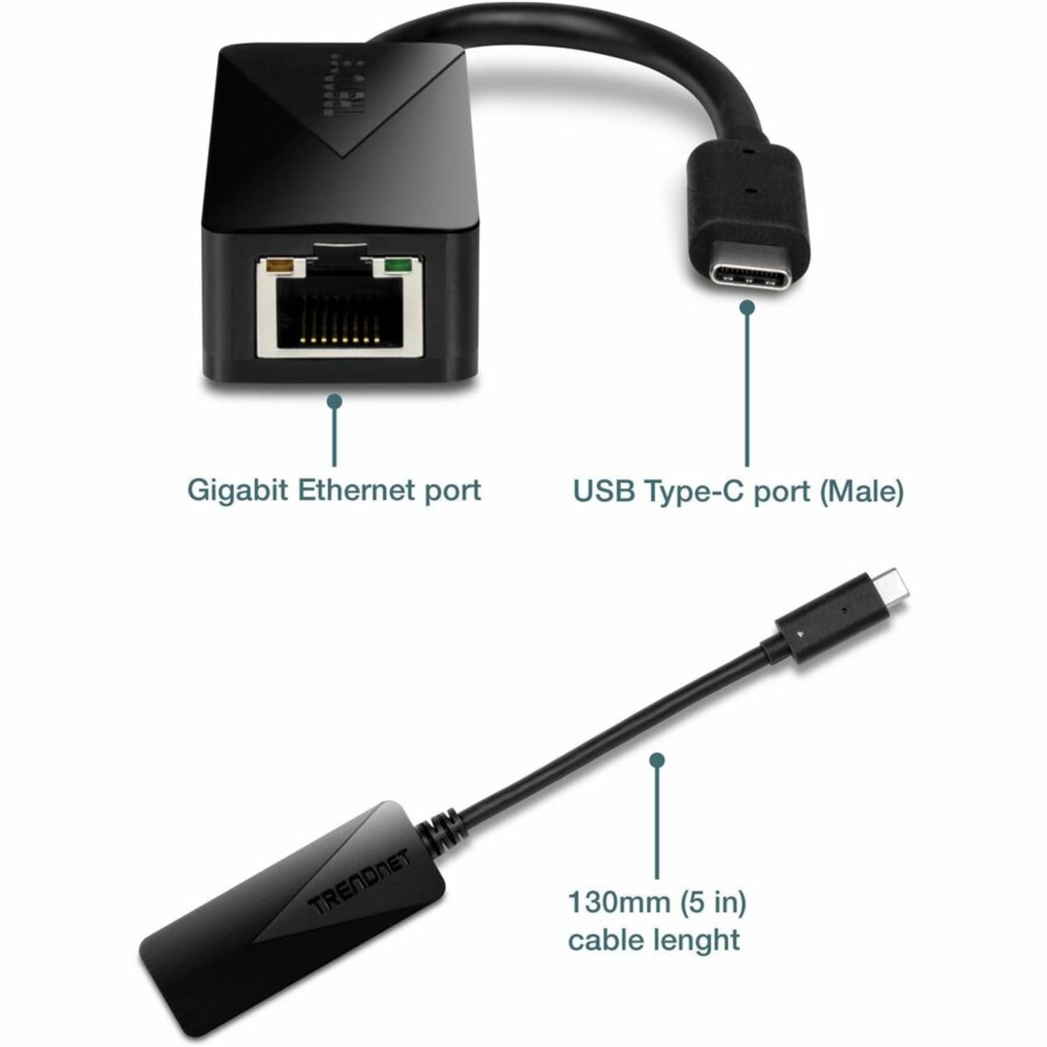 TRENDnet USB Type-C to Gigabit Ethernet LAN Wired Network Adapter, Windows & Mac Compatible, Nintendo Switch, US - TUCETG - Image 6