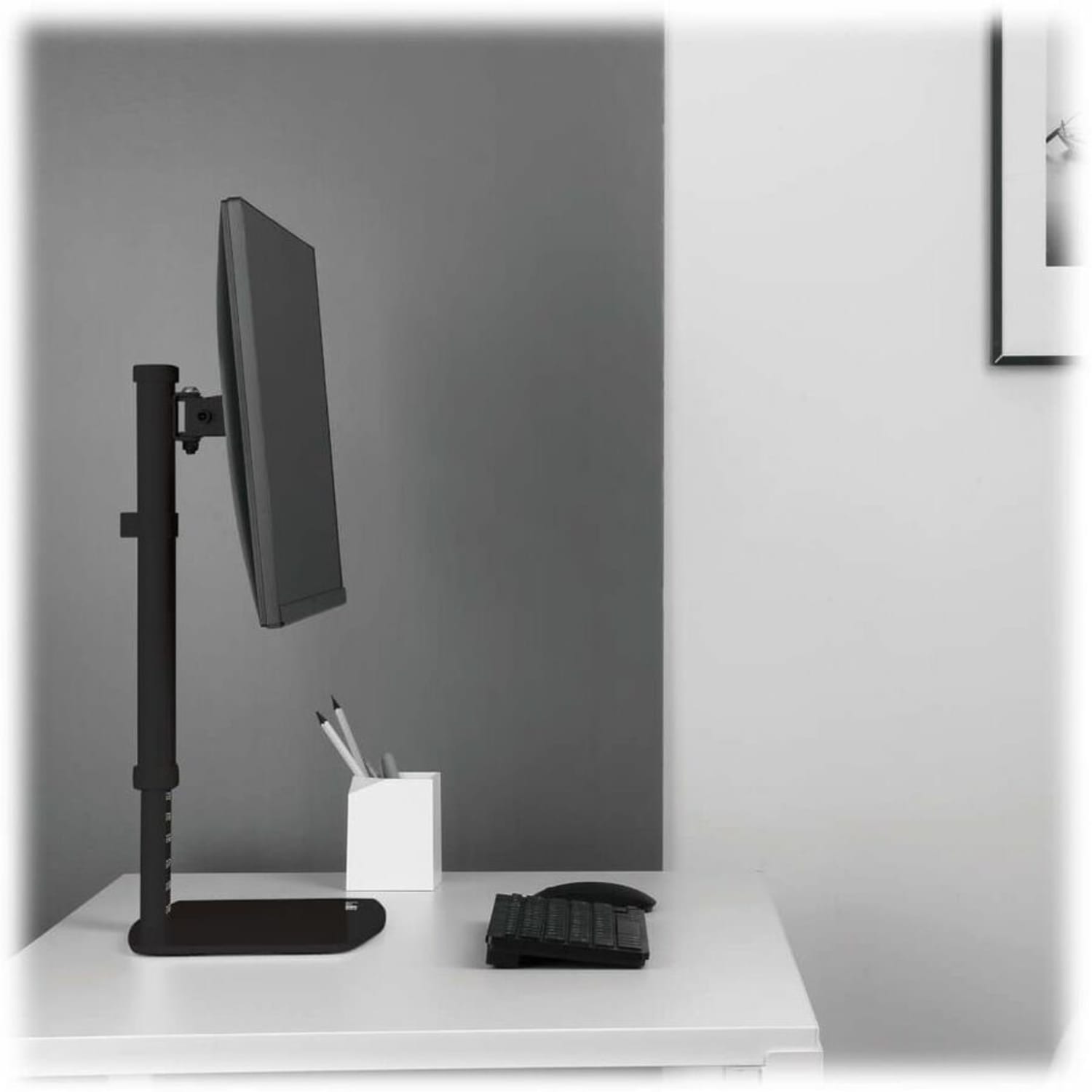 Eaton Tripp Lite Series Single-Display Monitor Stand - Height Adjustable, 17in to 27in Monitors - Mounting kit - for monitor - steel - black - screen size: 17in-27in - desktop, desk-mountable - Image 5