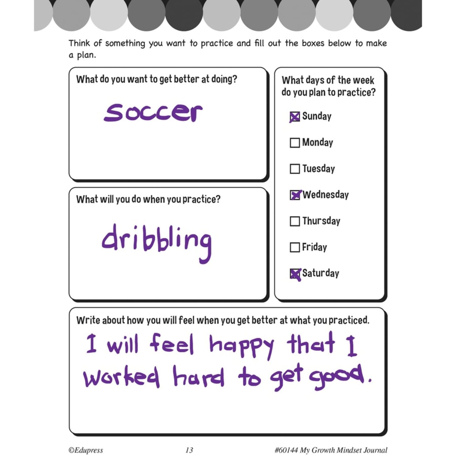 Teacher Created Resources My Own Books Growth Journal Printed Book - Book - 25 / Pack - Image 4