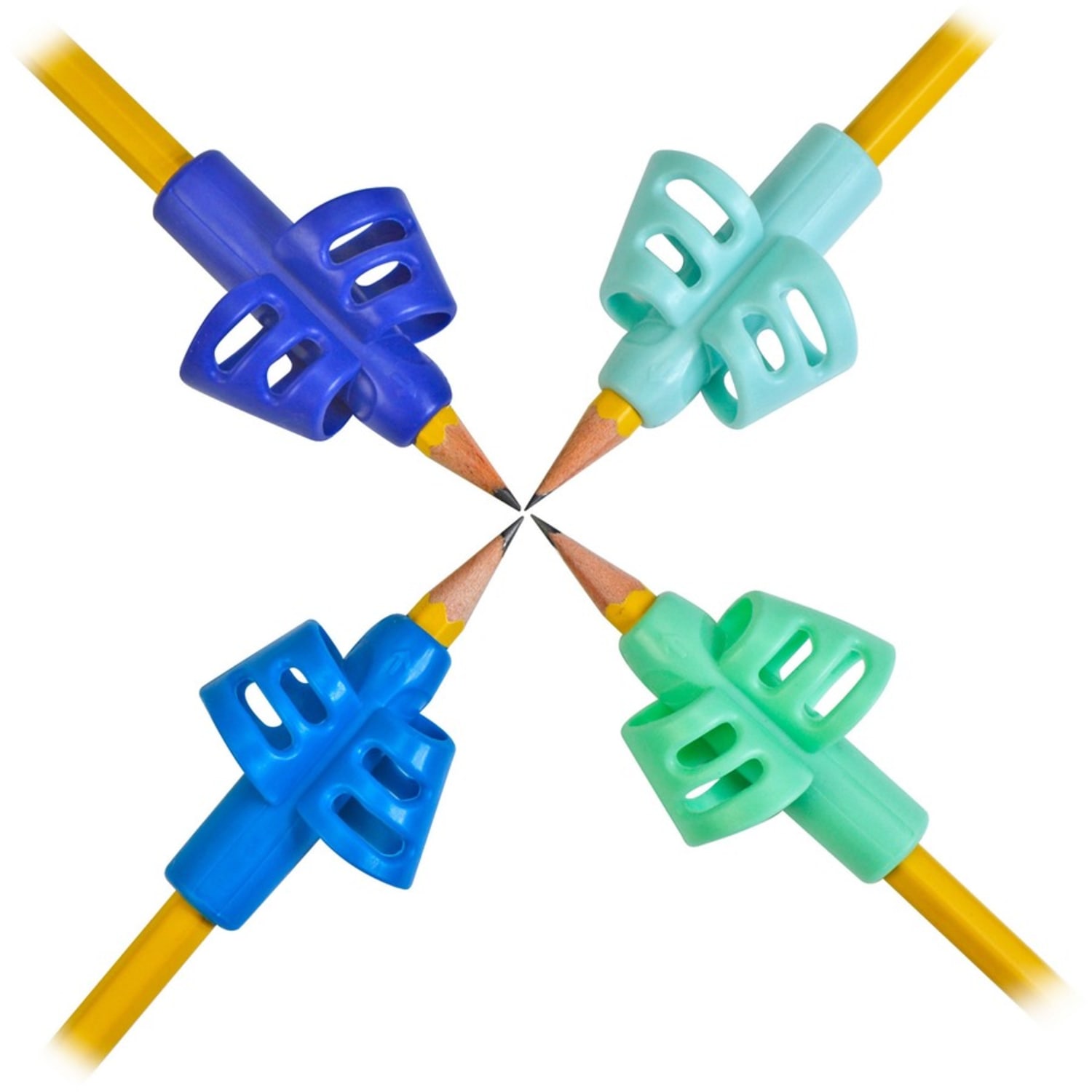 The Pencil Grip Duo Pencil Grip - Assorted - 6 / Pack - Image 5