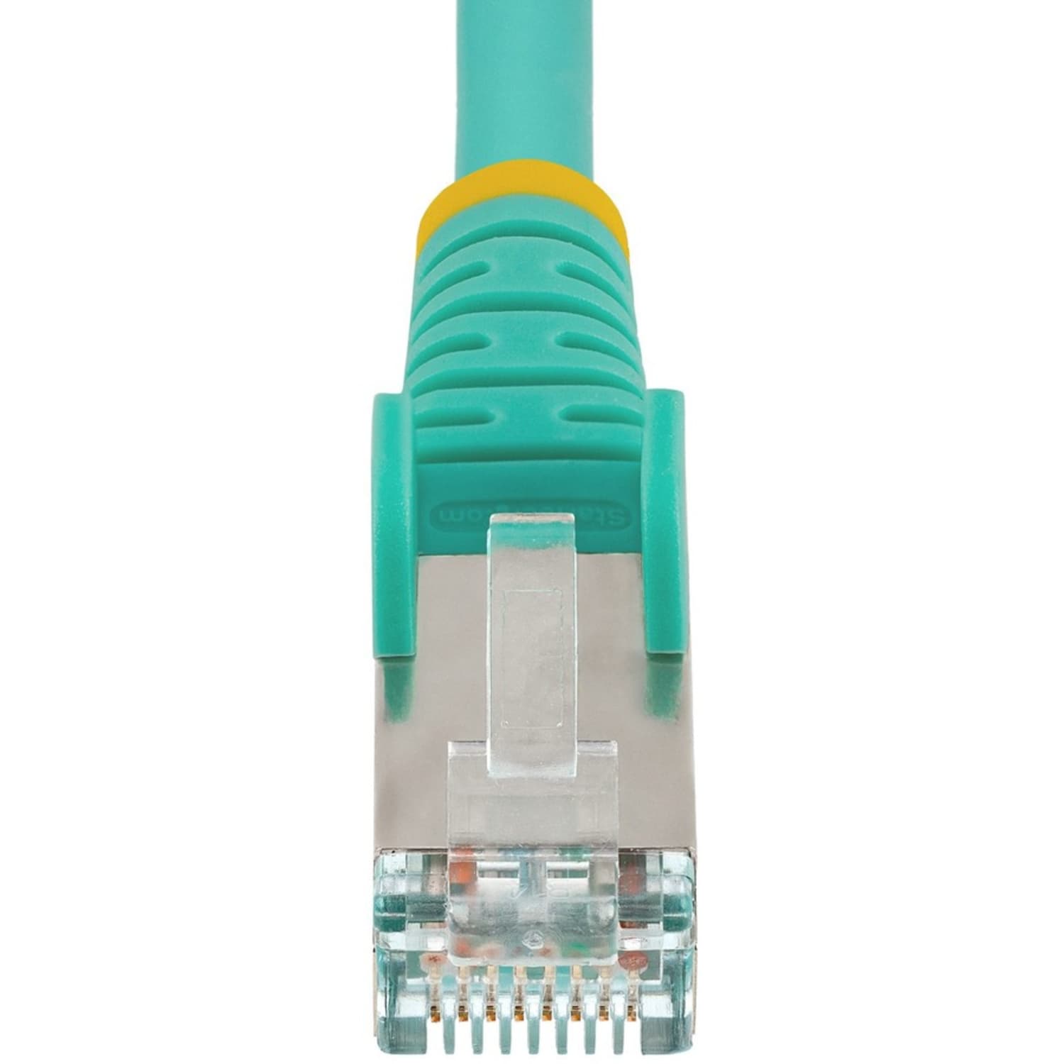 StarTech.com 4ft CAT6a Ethernet Cable, Aqua Low Smoke Zero Halogen (LSZH) 10 GbE 100W PoE S/FTP Snagless R - NLAQ4FCAT6APATCH - Image 5