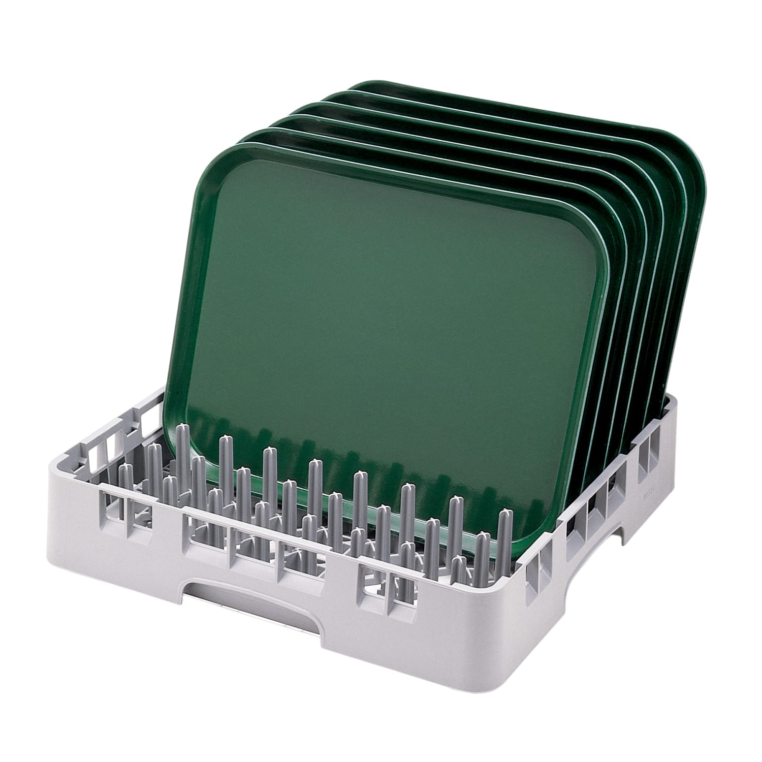 Cambro Camrack Tray Racks, 9in x 9in, Gray, Set Of 6 Racks - Image 3