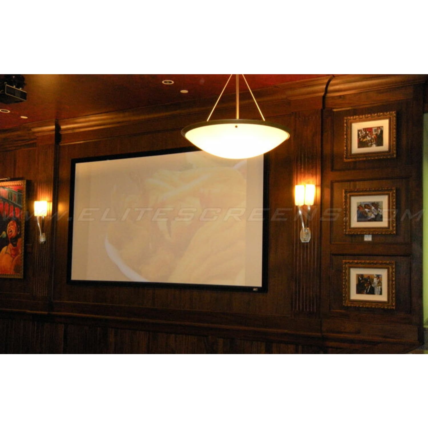 Elite Screens Sable Frame - 110-inch Diagonal 16:9, 8K 4K Ultra HD Ready Ceiling Light Rejecting and Ambient Light Rejecting Fixed Frame Projector Screen, CineGrey 3D? Projection Material, ER110DHD3in - Image 4