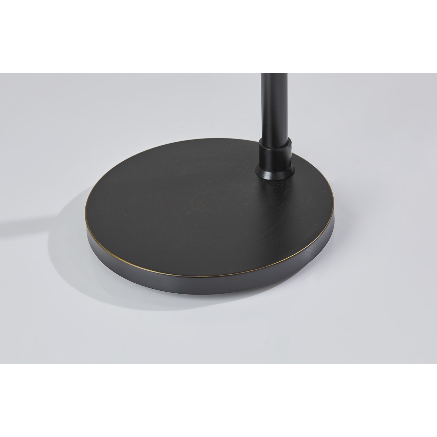 Adesso Simplee Max Floor Lamp, 66inH, Oatmeal Shade/Black Base - Image 5