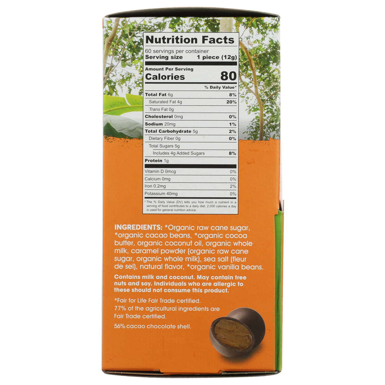 Alter Eco Organic Truffles, Salted Caramel, 0.42 Oz, Total Qty 60 - Image 4
