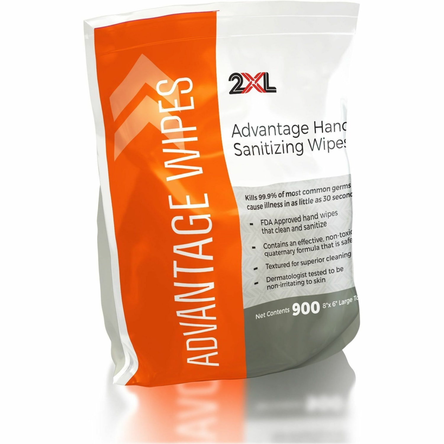 Advantage 2XL Sanitizing Wipes, Unscented, Pack Of 900 Wipes - Image 4