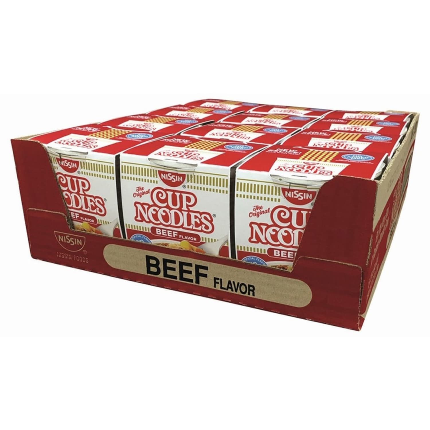 NISSIN FOODS Top Ramen Beef Flavor Cup Noodles - Beef - 2.25 oz - 12 / Carton - Image 3