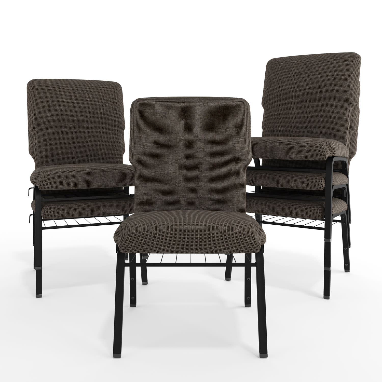 Flash Furniture Advantage Discount Church Chair FossilBlack PopularChairscom