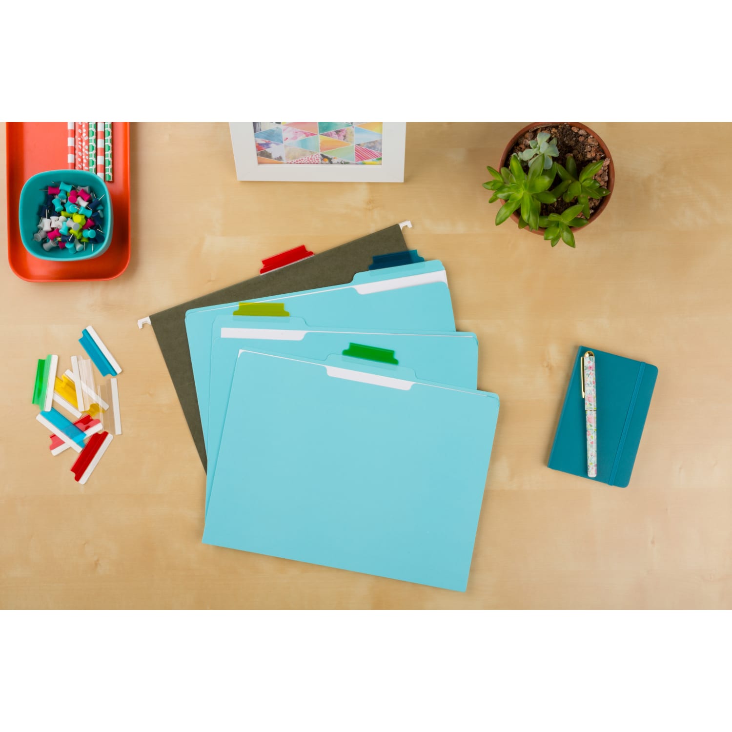 Avery Self-Adhesive Index Tabs With Printable Inserts, 2in, Assorted, Pack Of 25 - Image 4