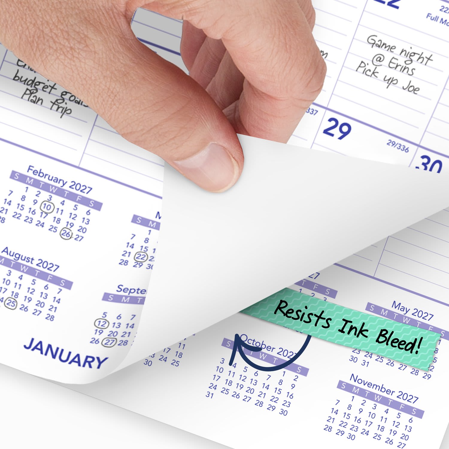 AT-A-GLANCE 2027 Monthly Wall Calendar, Small, 8in x 11in - Image 3